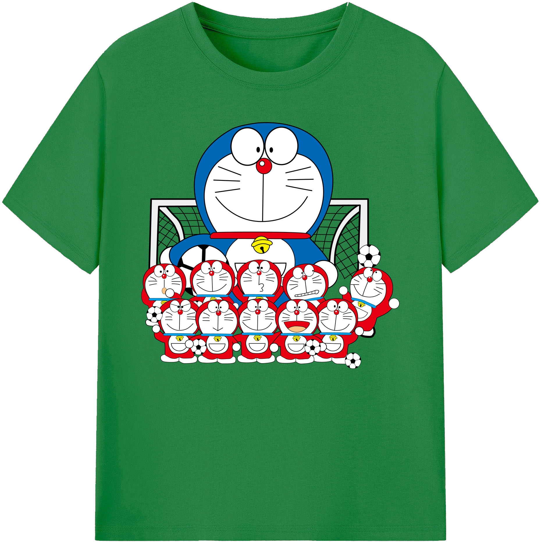 （画像用） ドラえもん Doraemon 綿100％ メンズ半袖Tシャツ｜肌触りやわらか＆通気性
