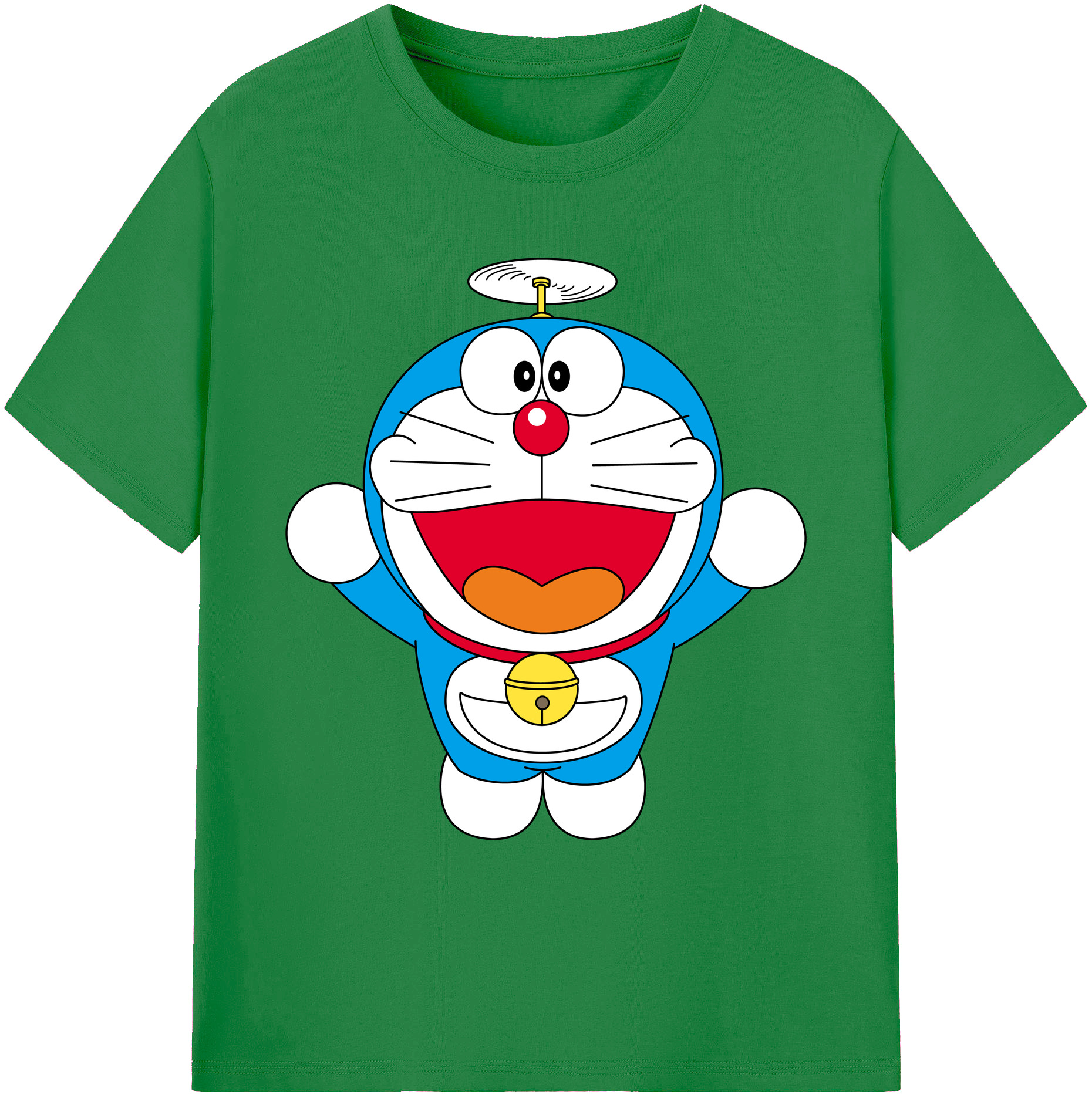 （画像用） ドラえもん Doraemon 綿100％ メンズ半袖Tシャツ｜肌触りやわらか＆通気性