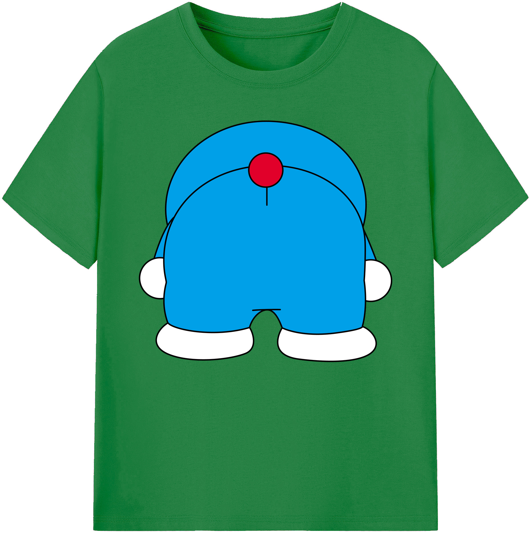 （画像用） ドラえもん Doraemon 綿100％ メンズ半袖Tシャツ｜肌触りやわらか＆通気性