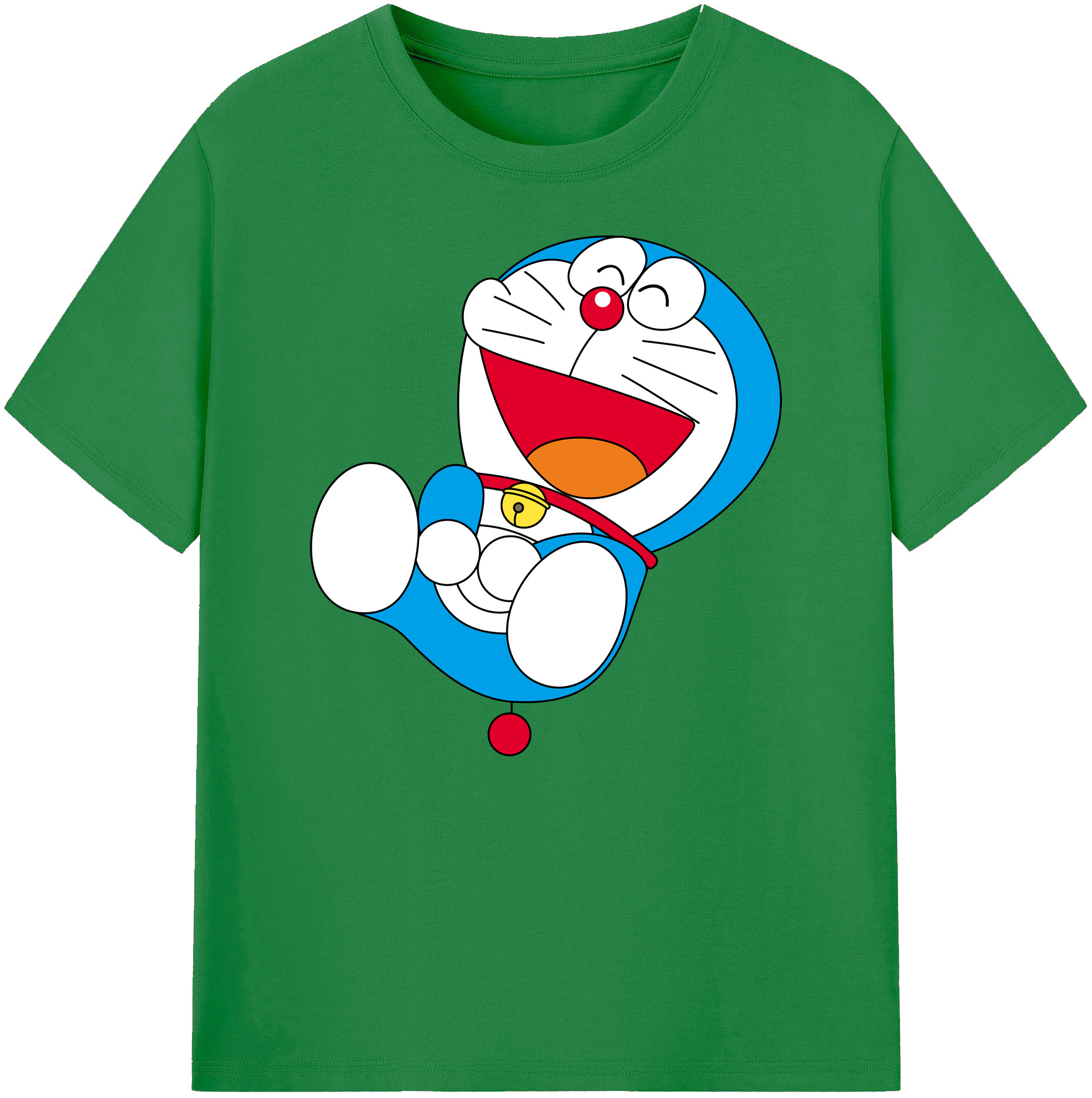 （画像用） ドラえもん Doraemon 綿100％ メンズ半袖Tシャツ｜肌触りやわらか＆通気性