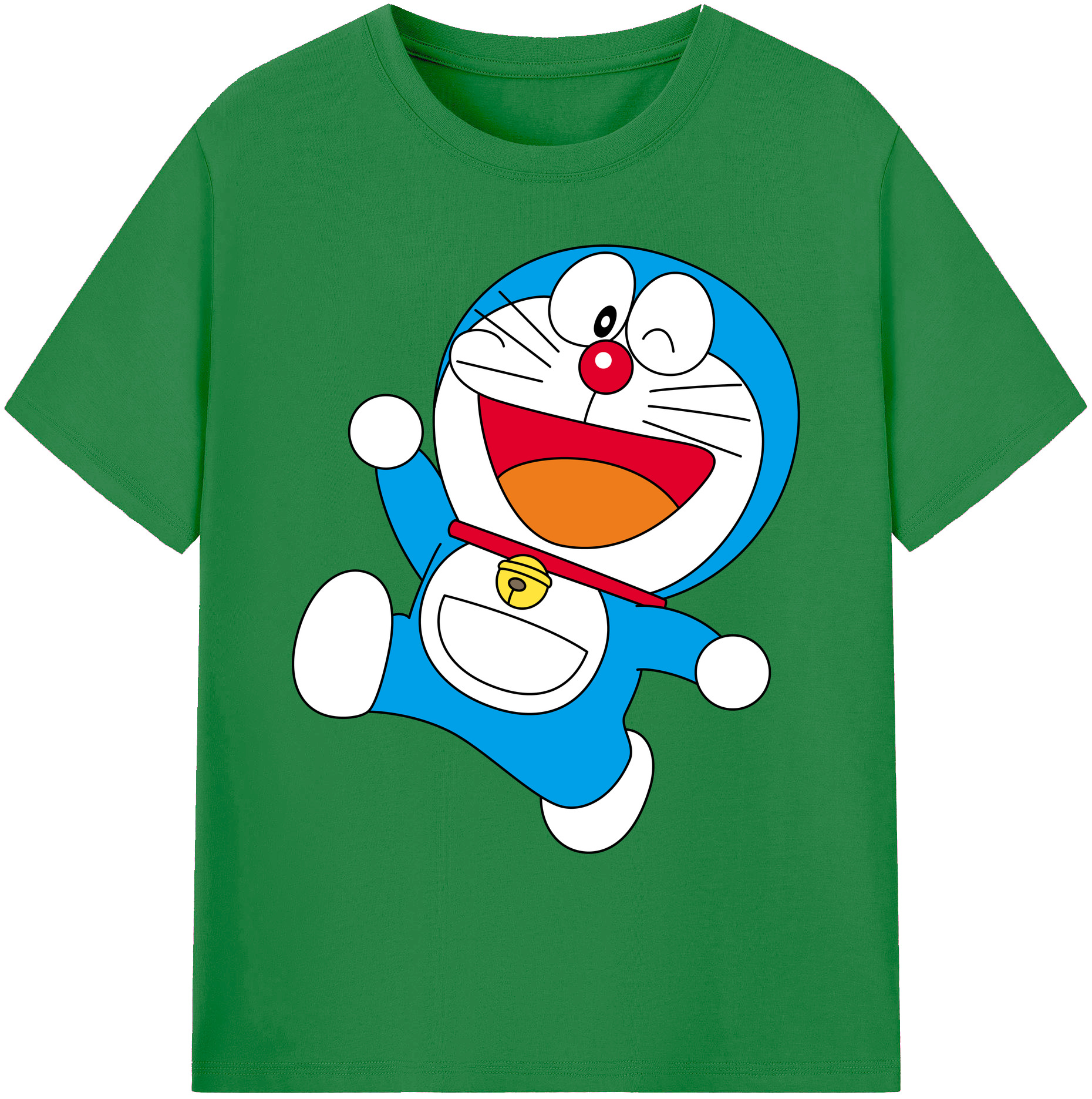 （画像用） ドラえもん Doraemon 綿100％ メンズ半袖Tシャツ｜肌触りやわらか＆通気性