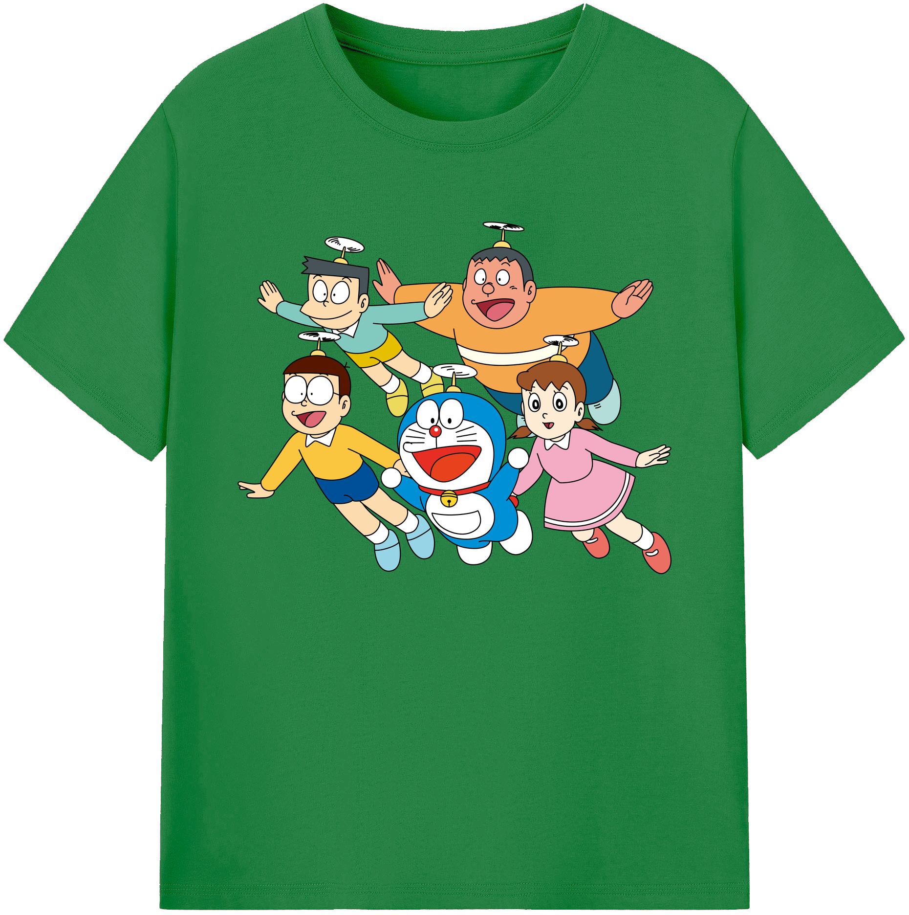 （画像用） ドラえもん 骨川 スネ夫 Doraemon Honekawa Suneo 綿100％ メンズ半袖Tシャツ｜肌触りやわらか＆通気性