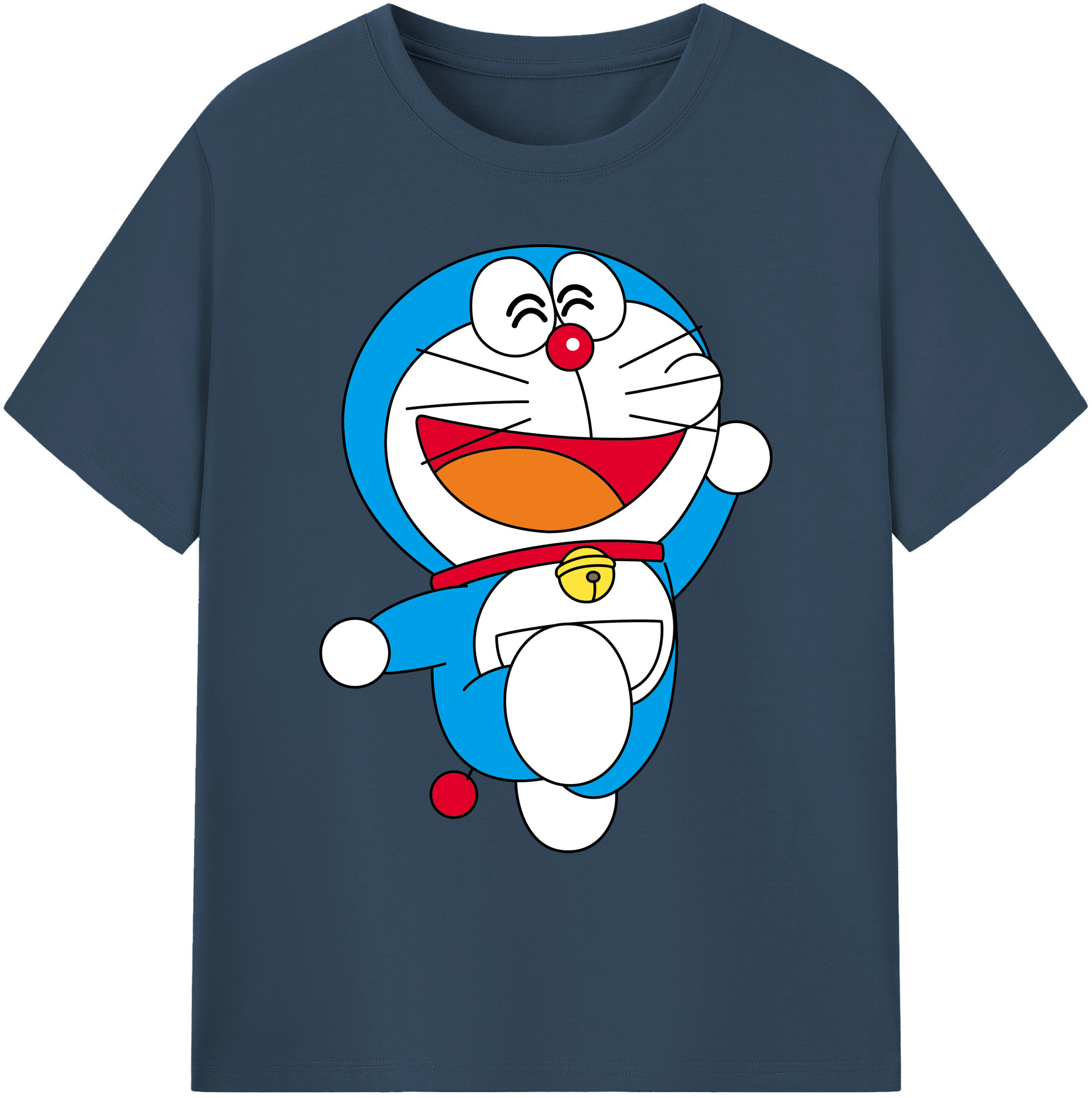 （画像用） ドラえもん Doraemon 綿100％ メンズ半袖Tシャツ｜肌触りやわらか＆通気性