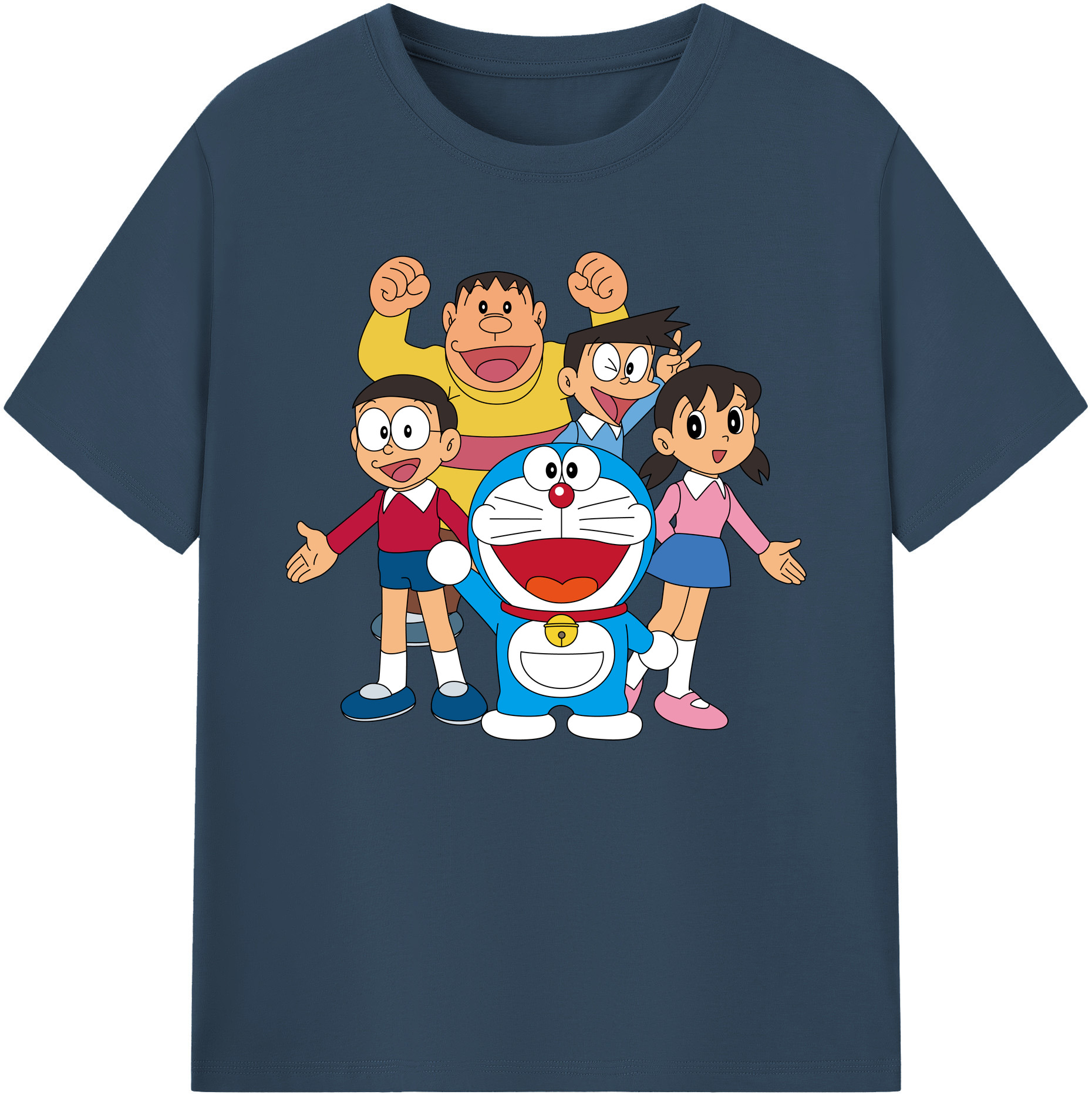 （画像用） ドラえもん 骨川 スネ夫 Doraemon Honekawa Suneo 綿100％ メンズ半袖Tシャツ｜肌触りやわらか＆通気性