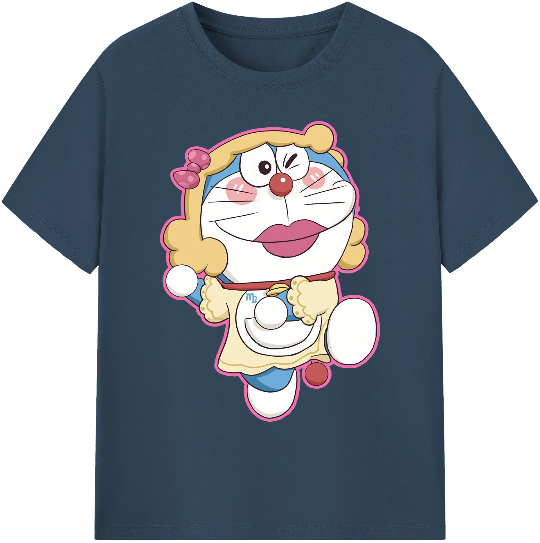 （画像用） ドラえもん Doraemon 綿100％ メンズ半袖Tシャツ｜肌触りやわらか＆通気性