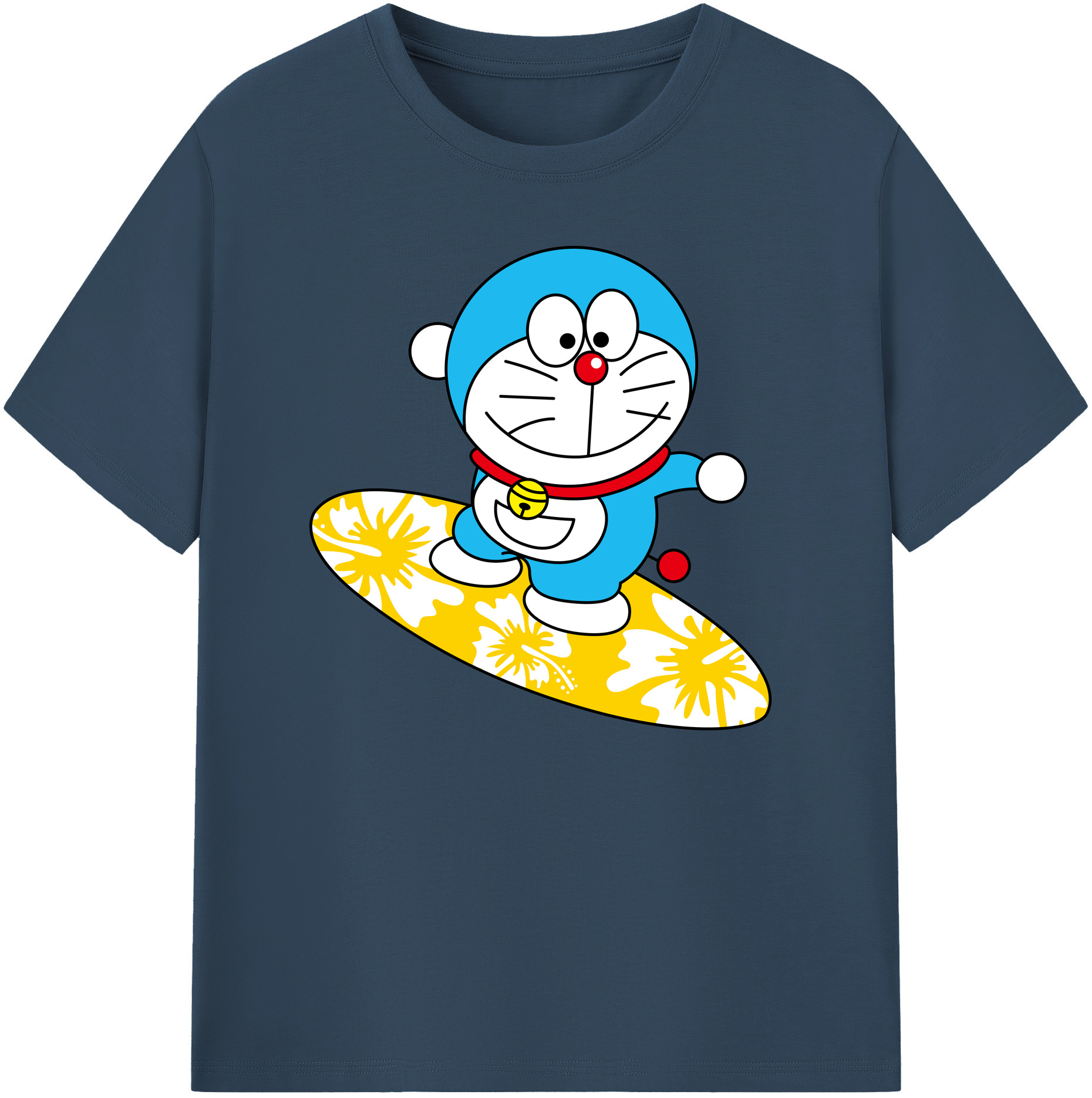 （画像用） ドラえもん Doraemon 綿100％ メンズ半袖Tシャツ｜肌触りやわらか＆通気性