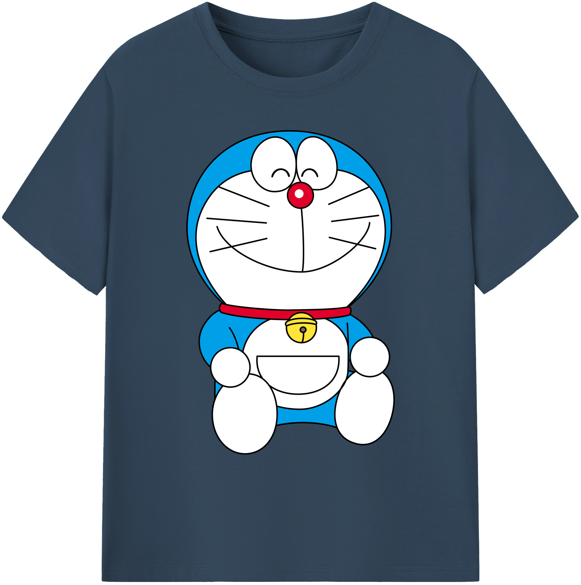 （画像用） ドラえもん Doraemon 綿100％ メンズ半袖Tシャツ｜肌触りやわらか＆通気性