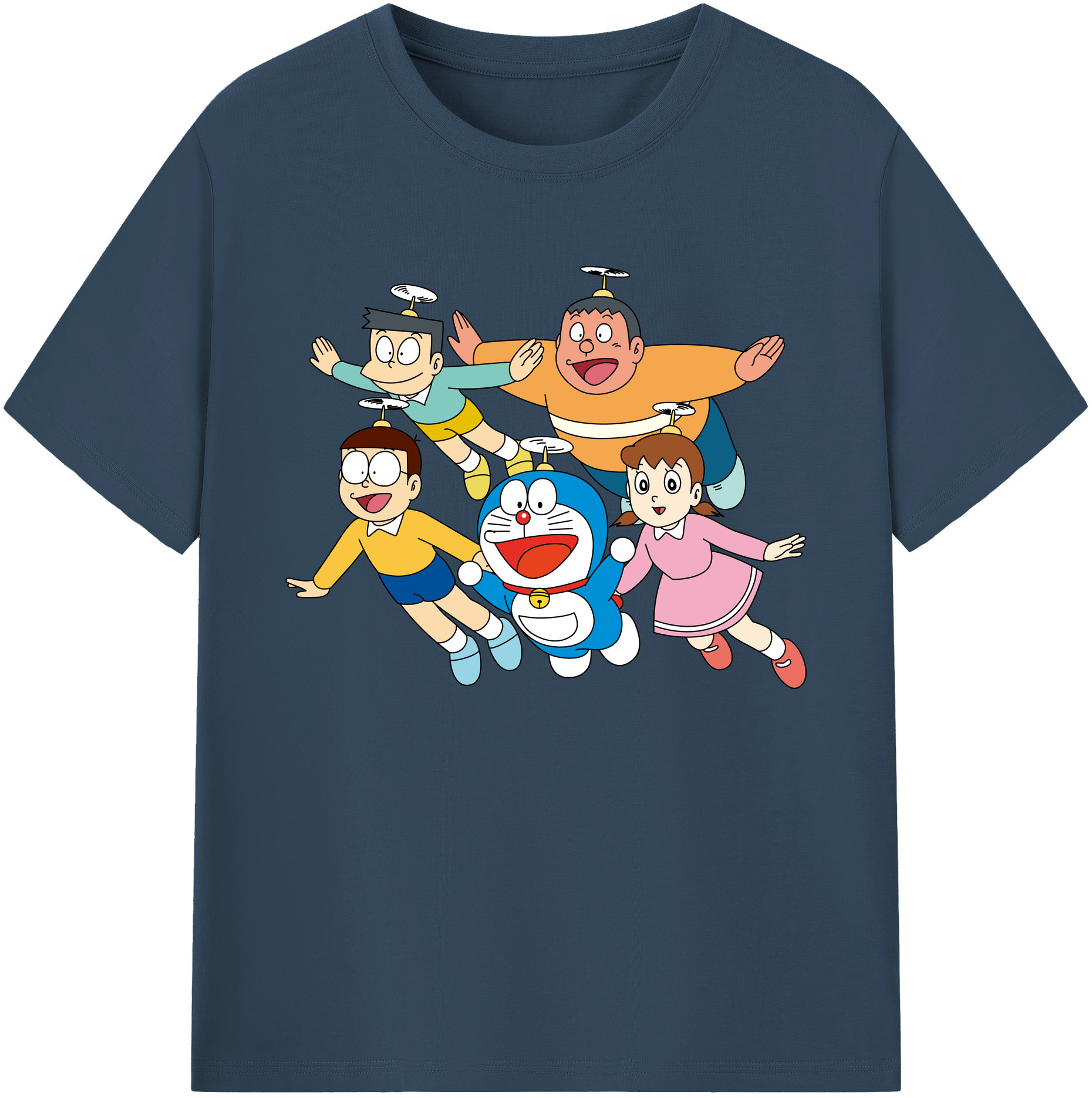 （画像用） ドラえもん 骨川 スネ夫 Doraemon Honekawa Suneo 綿100％ メンズ半袖Tシャツ｜肌触りやわらか＆通気性