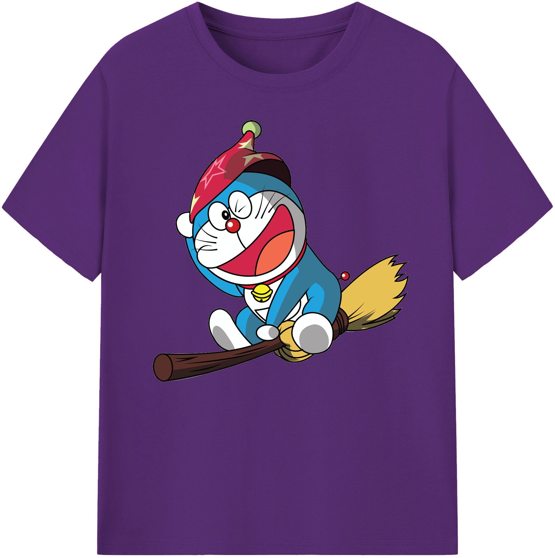 （画像用） ドラえもん Doraemon 綿100％ メンズ半袖Tシャツ｜肌触りやわらか＆通気性