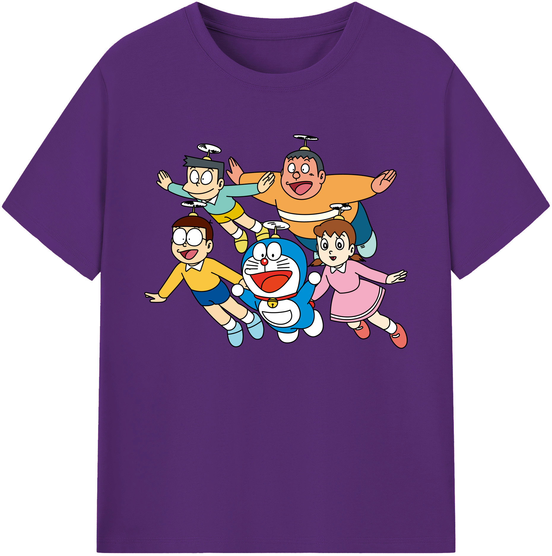 （画像用） ドラえもん 骨川 スネ夫 Doraemon Honekawa Suneo 綿100％ メンズ半袖Tシャツ｜肌触りやわらか＆通気性