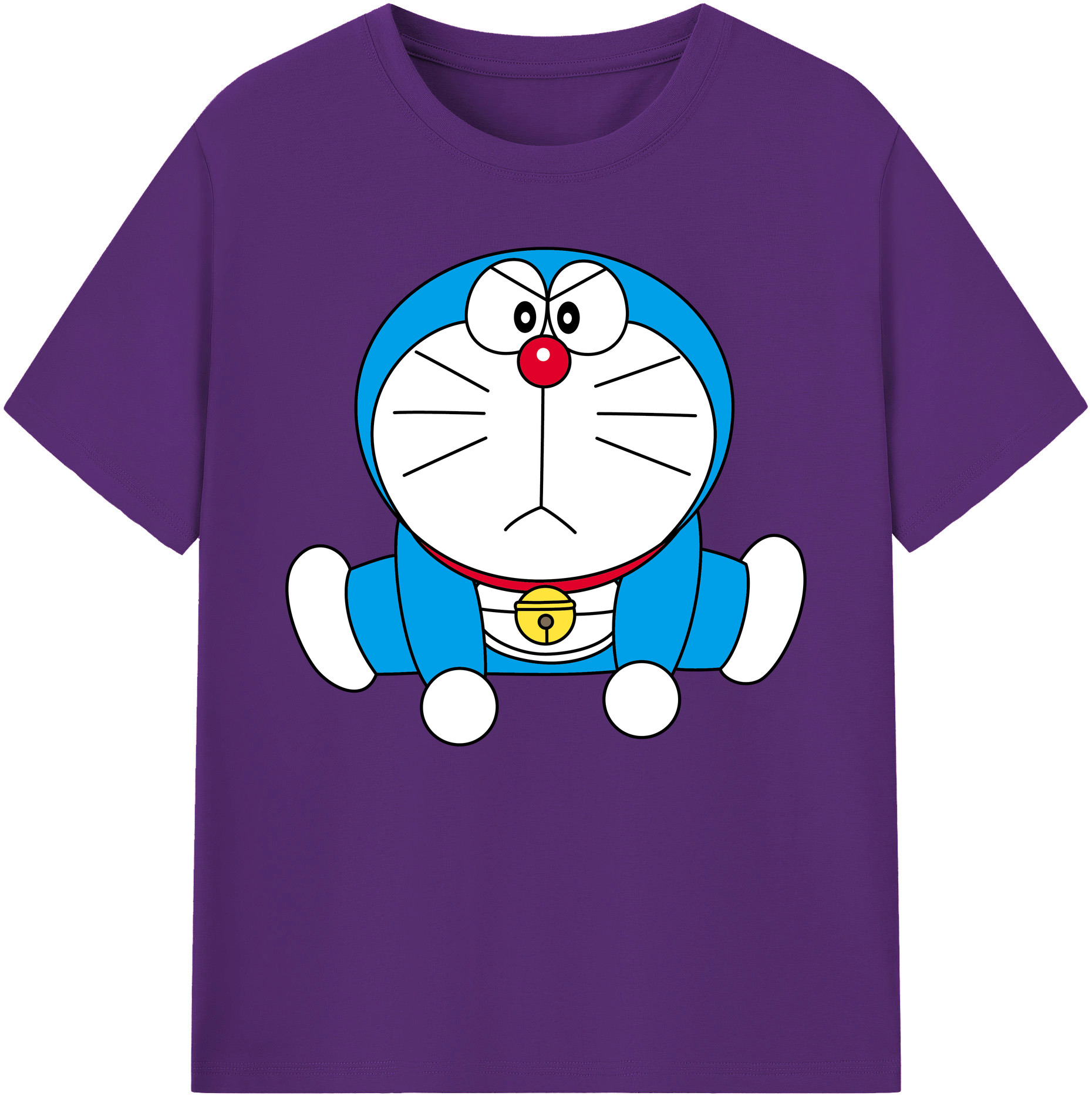 （画像用） ドラえもん Doraemon 綿100％ メンズ半袖Tシャツ｜肌触りやわらか＆通気性