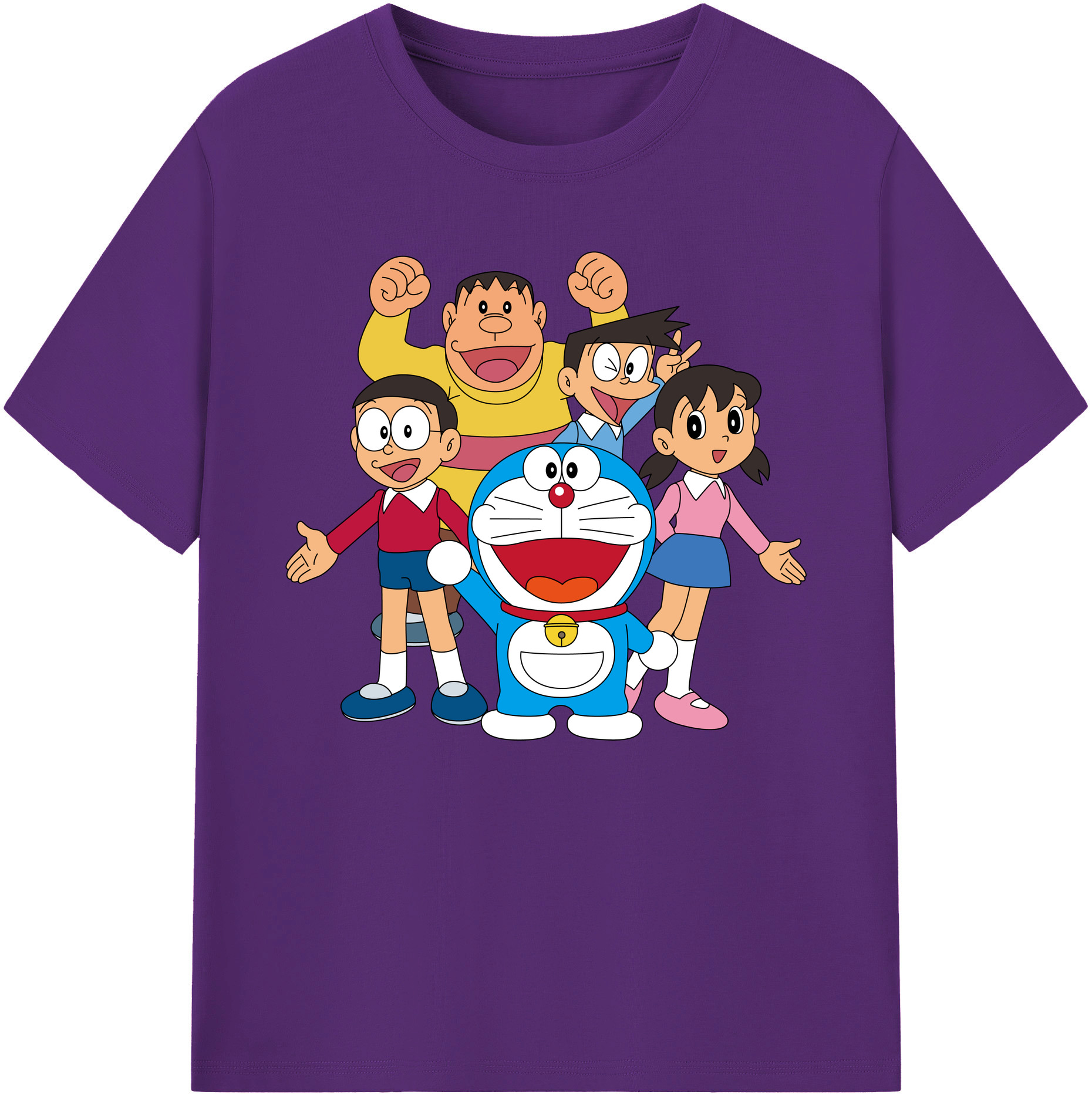 （画像用） ドラえもん 骨川 スネ夫 Doraemon Honekawa Suneo 綿100％ メンズ半袖Tシャツ｜肌触りやわらか＆通気性