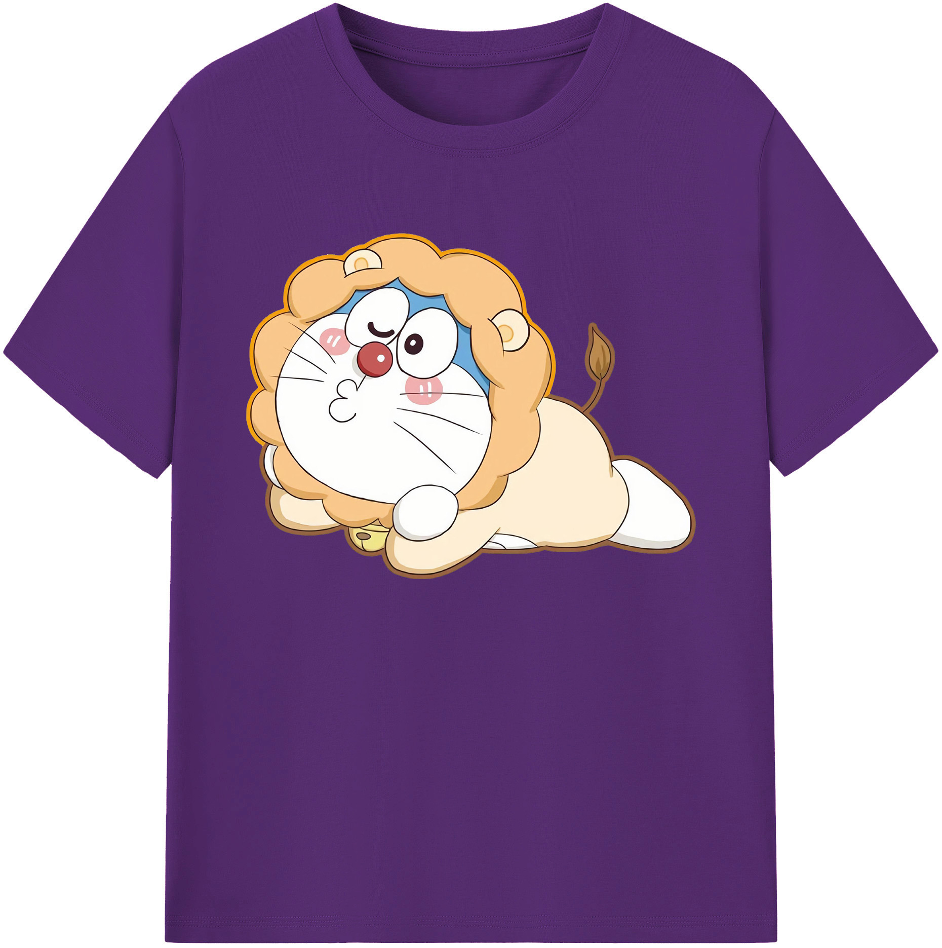 （画像用） ドラえもん Doraemon 綿100％ メンズ半袖Tシャツ｜肌触りやわらか＆通気性