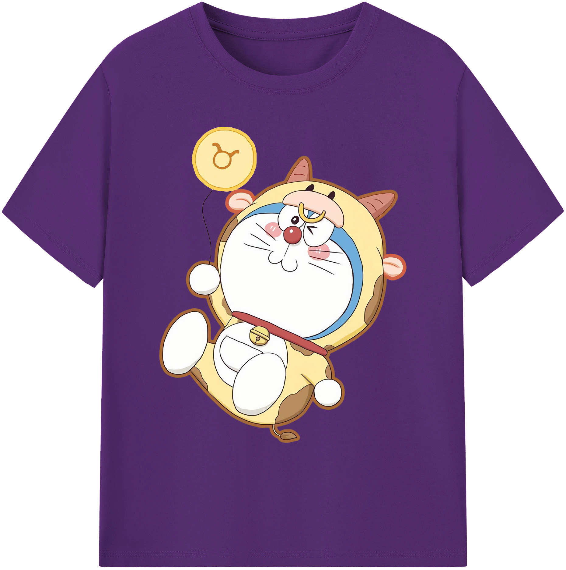 （画像用） ドラえもん Doraemon 綿100％ メンズ半袖Tシャツ｜肌触りやわらか＆通気性