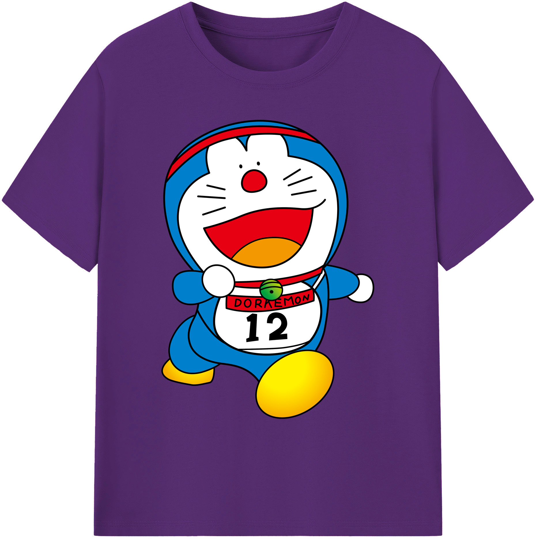 （画像用） ドラえもん Doraemon 綿100％ メンズ半袖Tシャツ｜肌触りやわらか＆通気性