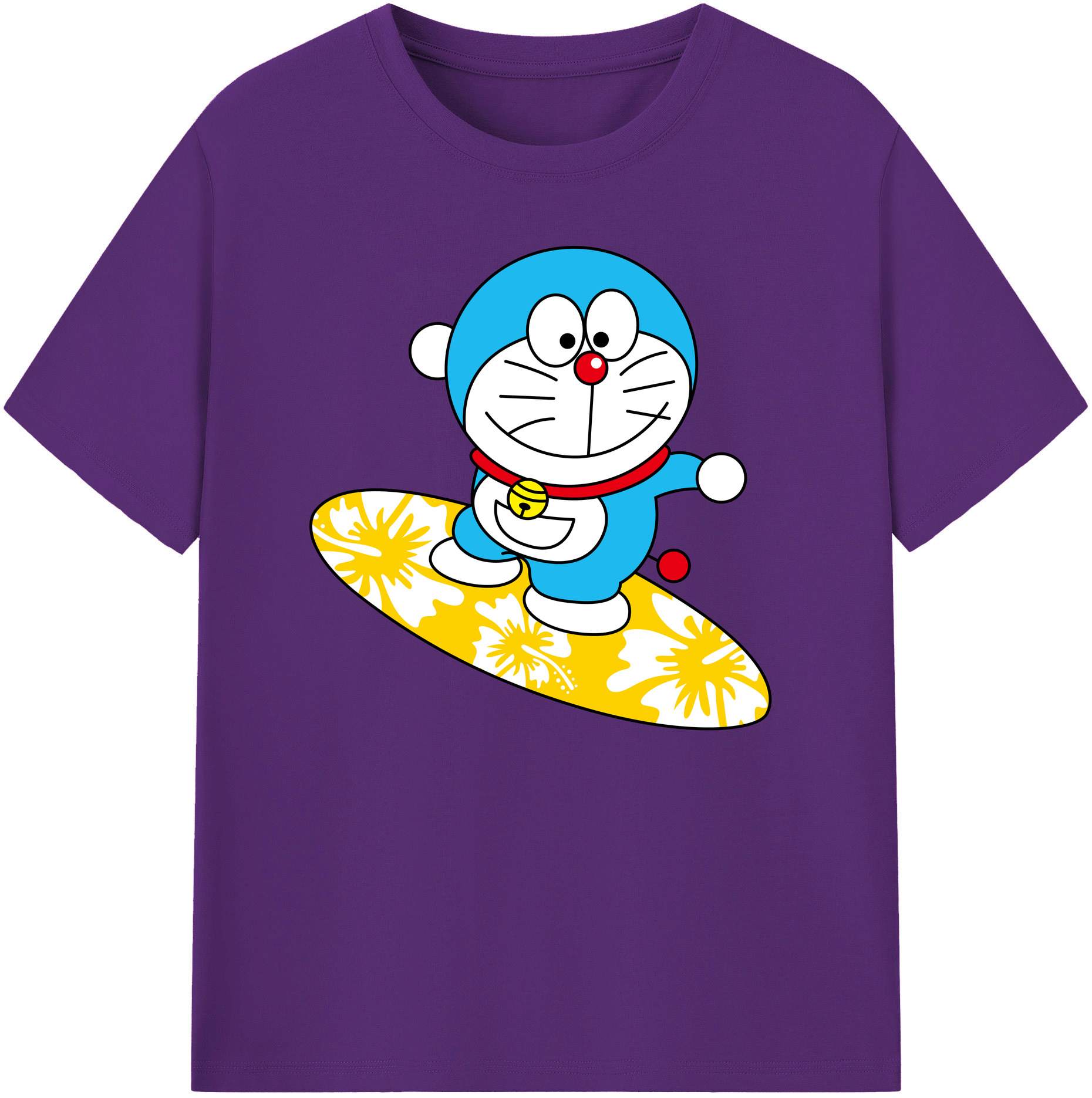 （画像用） ドラえもん Doraemon 綿100％ メンズ半袖Tシャツ｜肌触りやわらか＆通気性