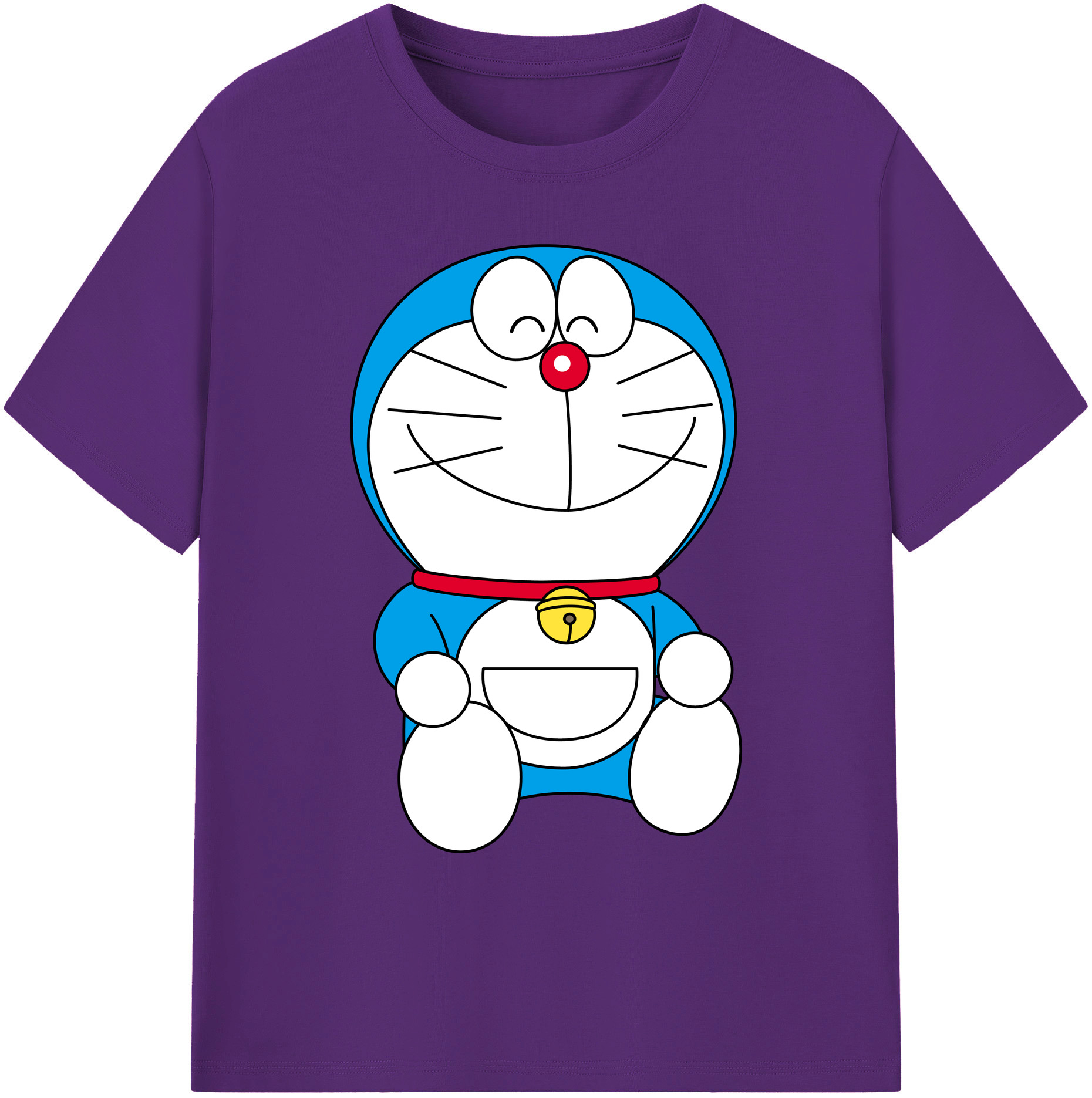（画像用） ドラえもん Doraemon 綿100％ メンズ半袖Tシャツ｜肌触りやわらか＆通気性
