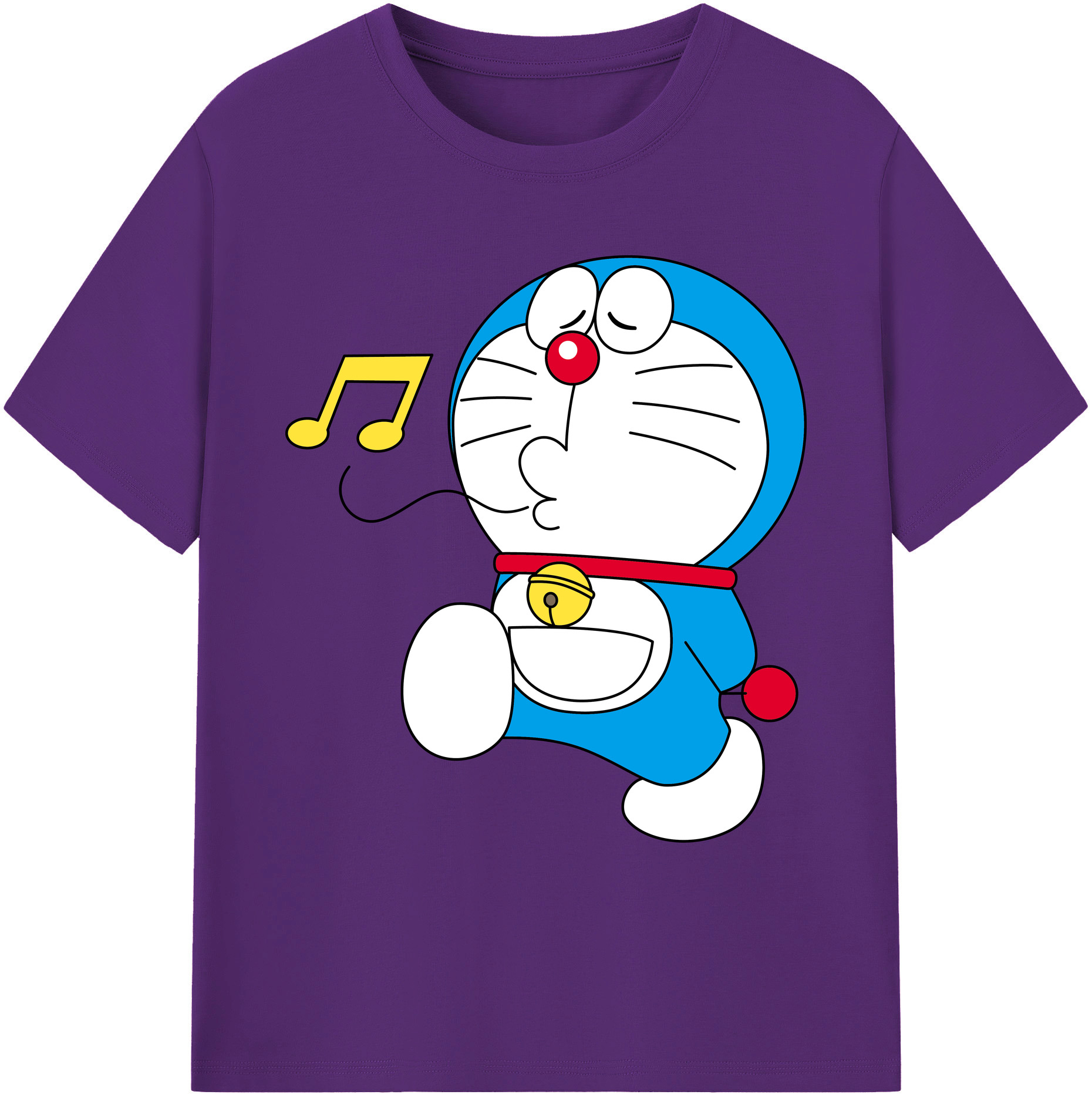 （画像用） ドラえもん Doraemon 綿100％ メンズ半袖Tシャツ｜肌触りやわらか＆通気性