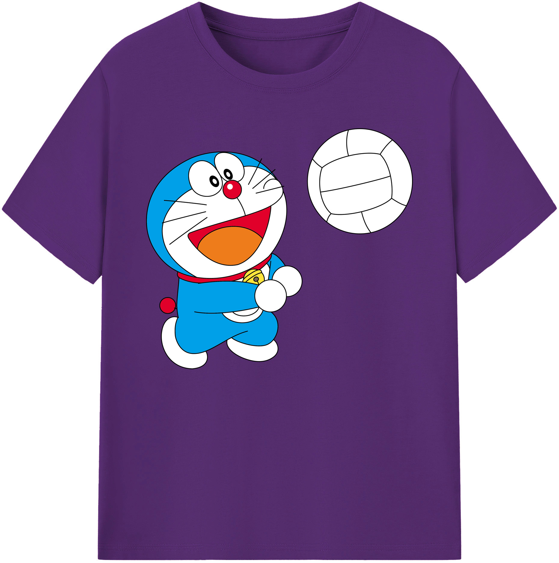 （画像用） ドラえもん Doraemon 綿100％ メンズ半袖Tシャツ｜肌触りやわらか＆通気性