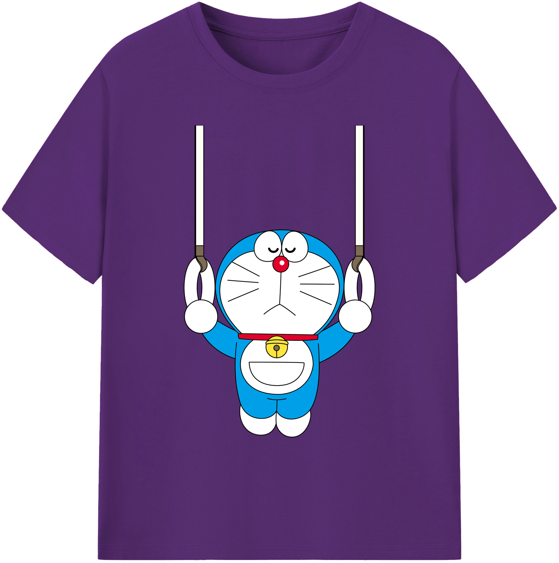 （画像用） ドラえもん Doraemon 綿100％ メンズ半袖Tシャツ｜肌触りやわらか＆通気性