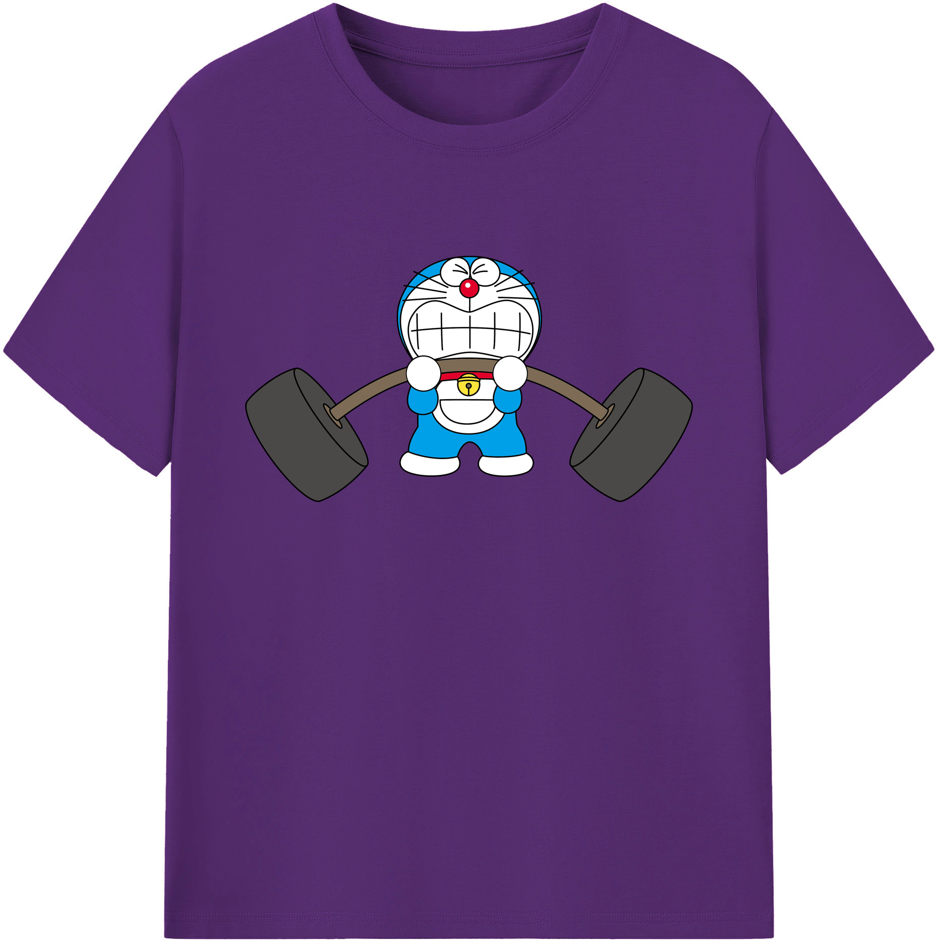 （画像用） ドラえもん Doraemon 綿100％ メンズ半袖Tシャツ｜肌触りやわらか＆通気性