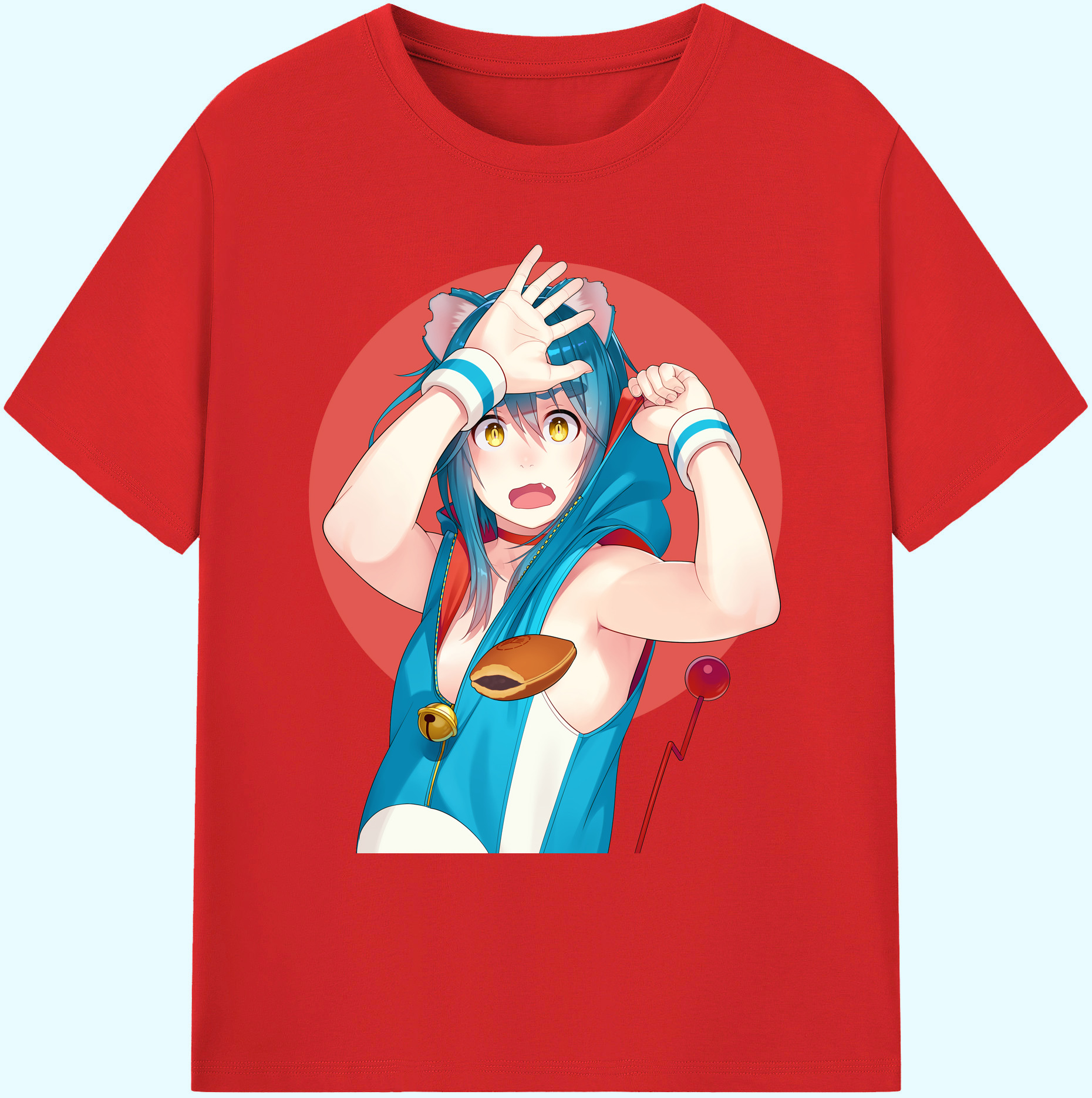 （画像用） ドラえもん Doraemon 綿100％ メンズ半袖Tシャツ｜肌触りやわらか＆通気性
