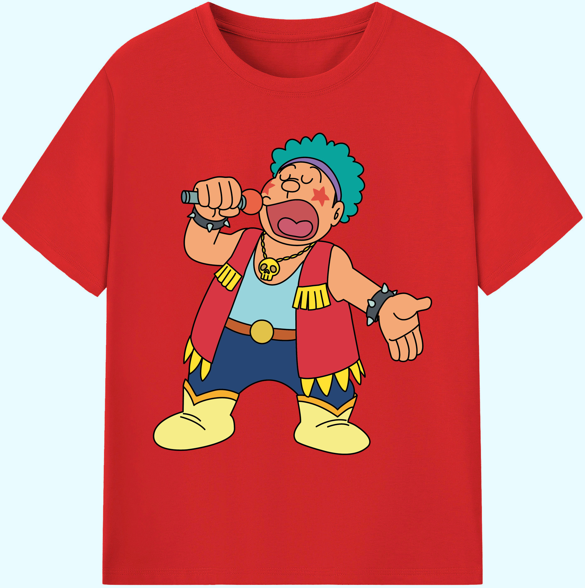 （画像用） ドラえもん 剛田武 Doraemon Gouta Takeshi 綿100％ メンズ半袖Tシャツ｜肌触りやわらか＆通気性