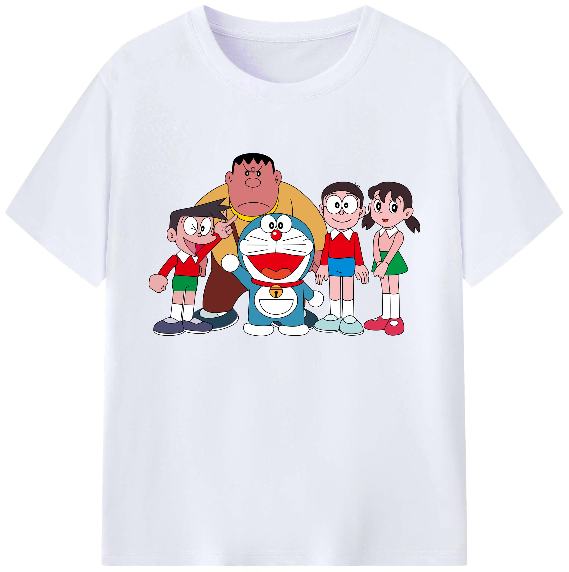 （画像用） ドラえもん 骨川 スネ夫 Doraemon Honekawa Suneo 綿100％ メンズ半袖Tシャツ｜肌触りやわらか＆通気性