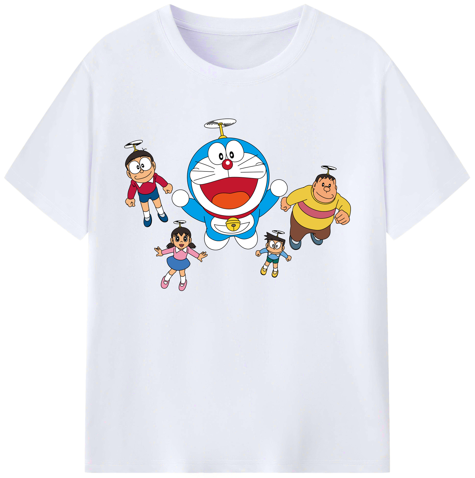 （画像用） ドラえもん 骨川 スネ夫 Doraemon Honekawa Suneo 綿100％ メンズ半袖Tシャツ｜肌触りやわらか＆通気性