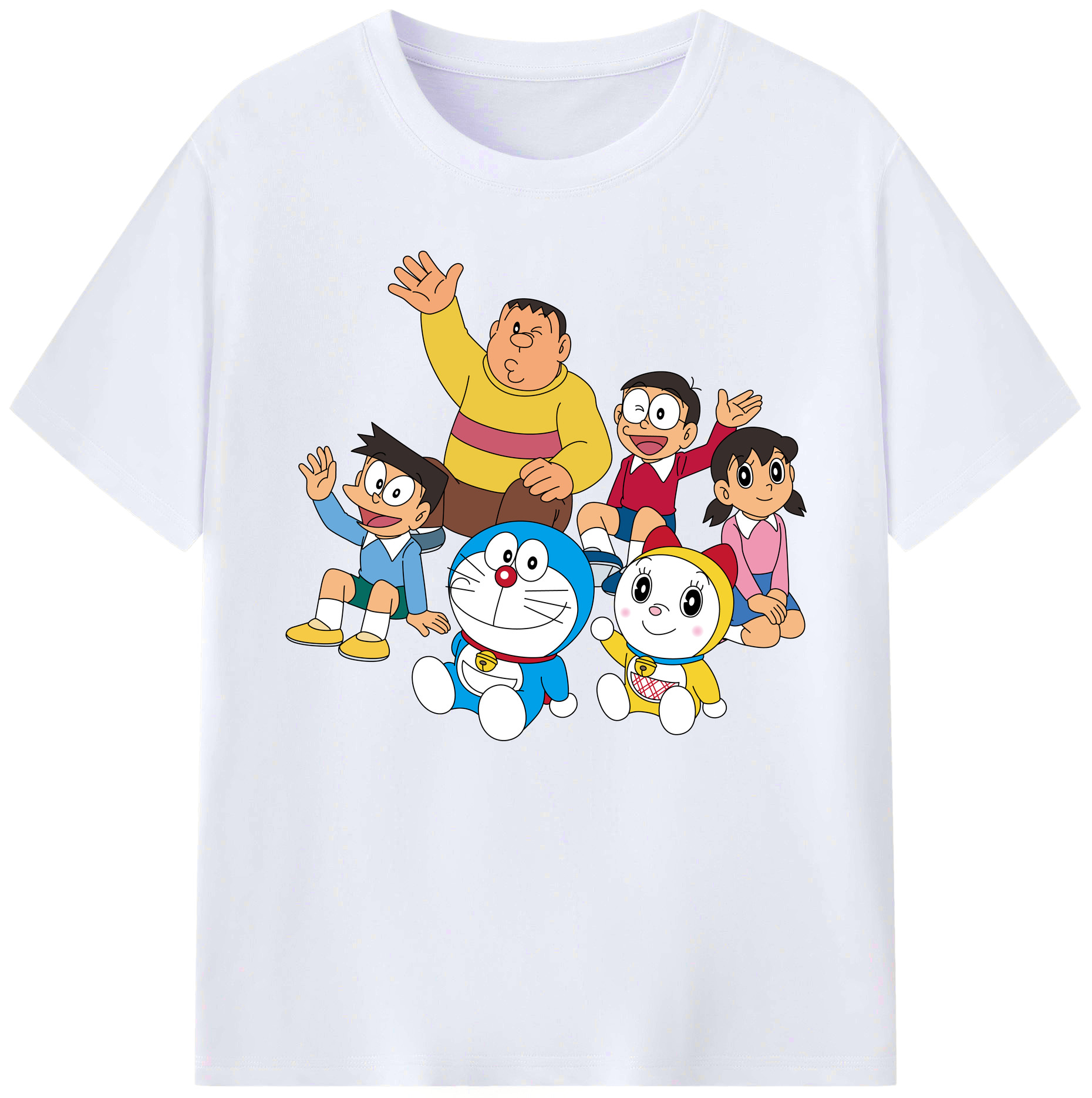 （画像用） ドラえもん 骨川 スネ夫 Doraemon Honekawa Suneo 綿100％ メンズ半袖Tシャツ｜肌触りやわらか＆通気性