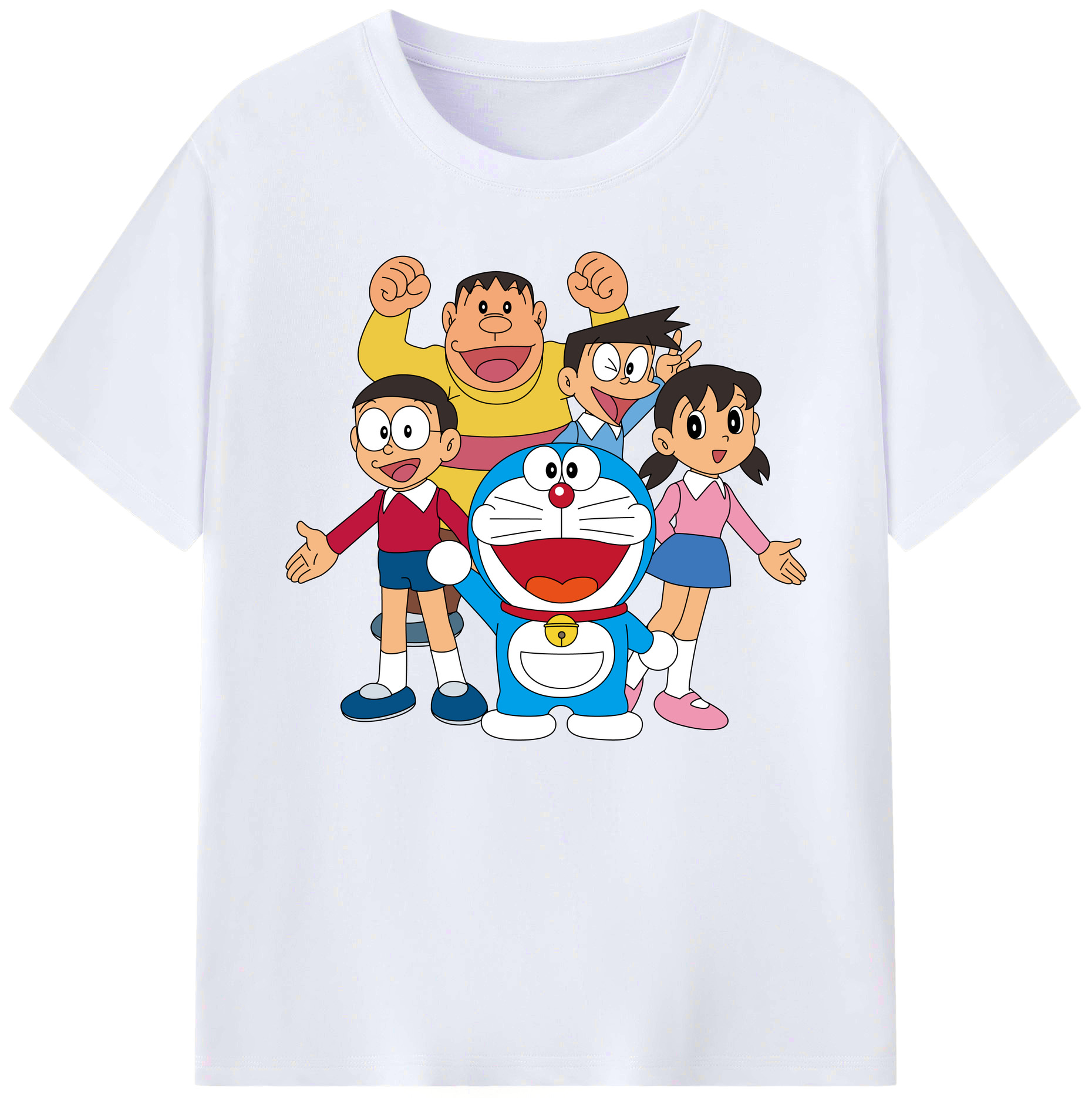 （画像用） ドラえもん 骨川 スネ夫 Doraemon Honekawa Suneo 綿100％ メンズ半袖Tシャツ｜肌触りやわらか＆通気性