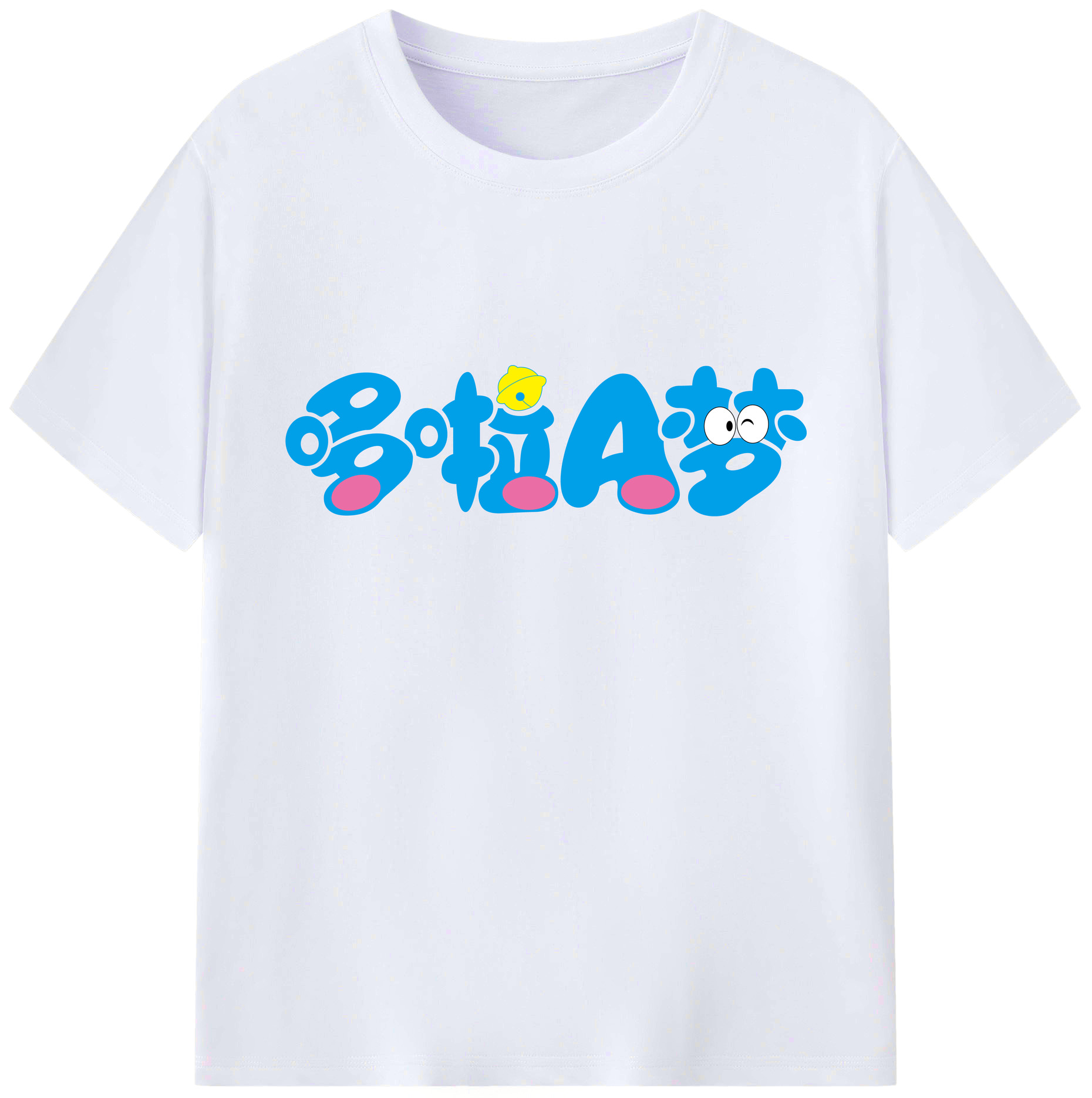 （画像用） ドラえもん Doraemon 綿100％ メンズ半袖Tシャツ｜肌触りやわらか＆通気性