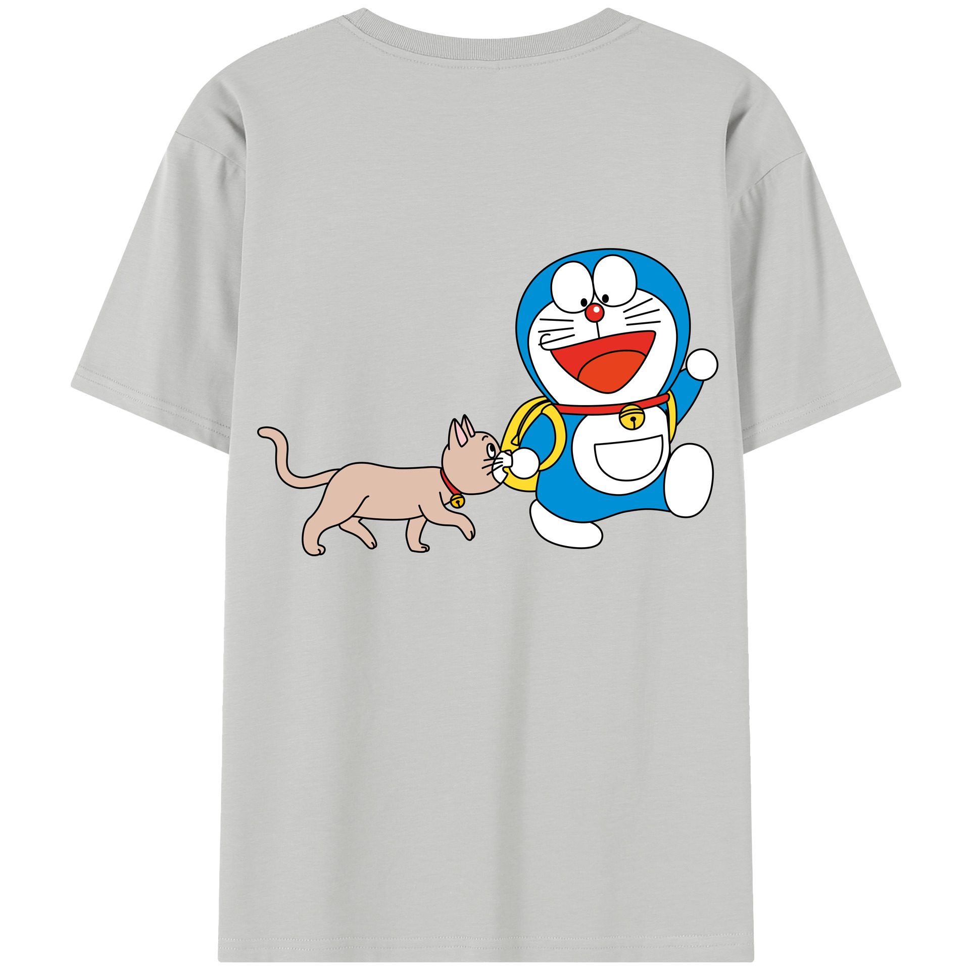 （画像用） ドラえもん Doraemon レディース半袖Tシャツ(バックプリント)