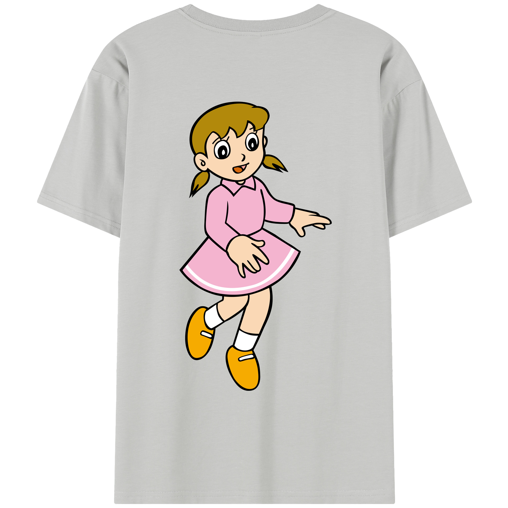 （画像用） ドラえもん みなもと しずか Doraemon Shizuka Minamoto レディース半袖Tシャツ(バックプリント)