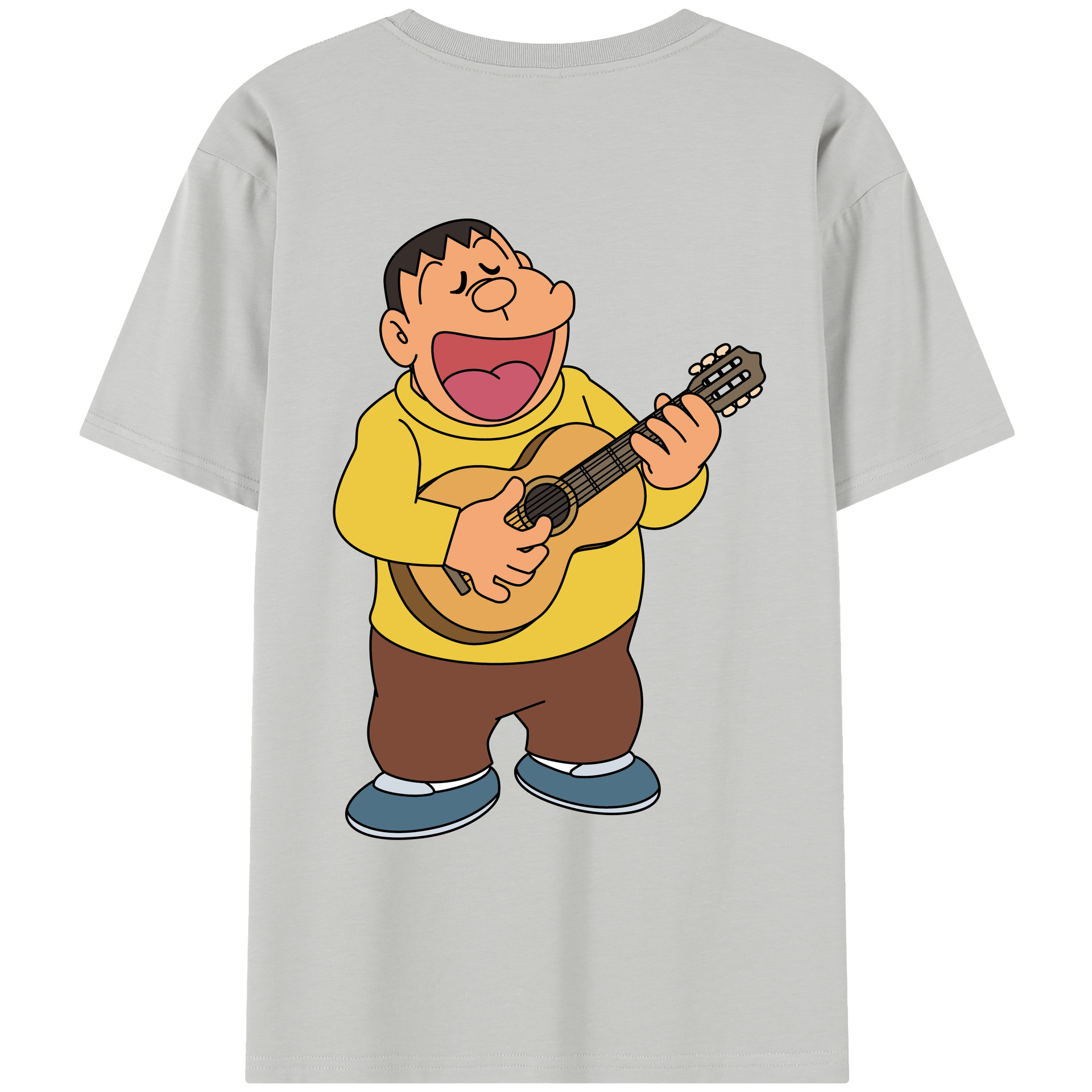 （画像用） ドラえもん 剛田武 Doraemon Gouta Takeshi レディース半袖Tシャツ(バックプリント)