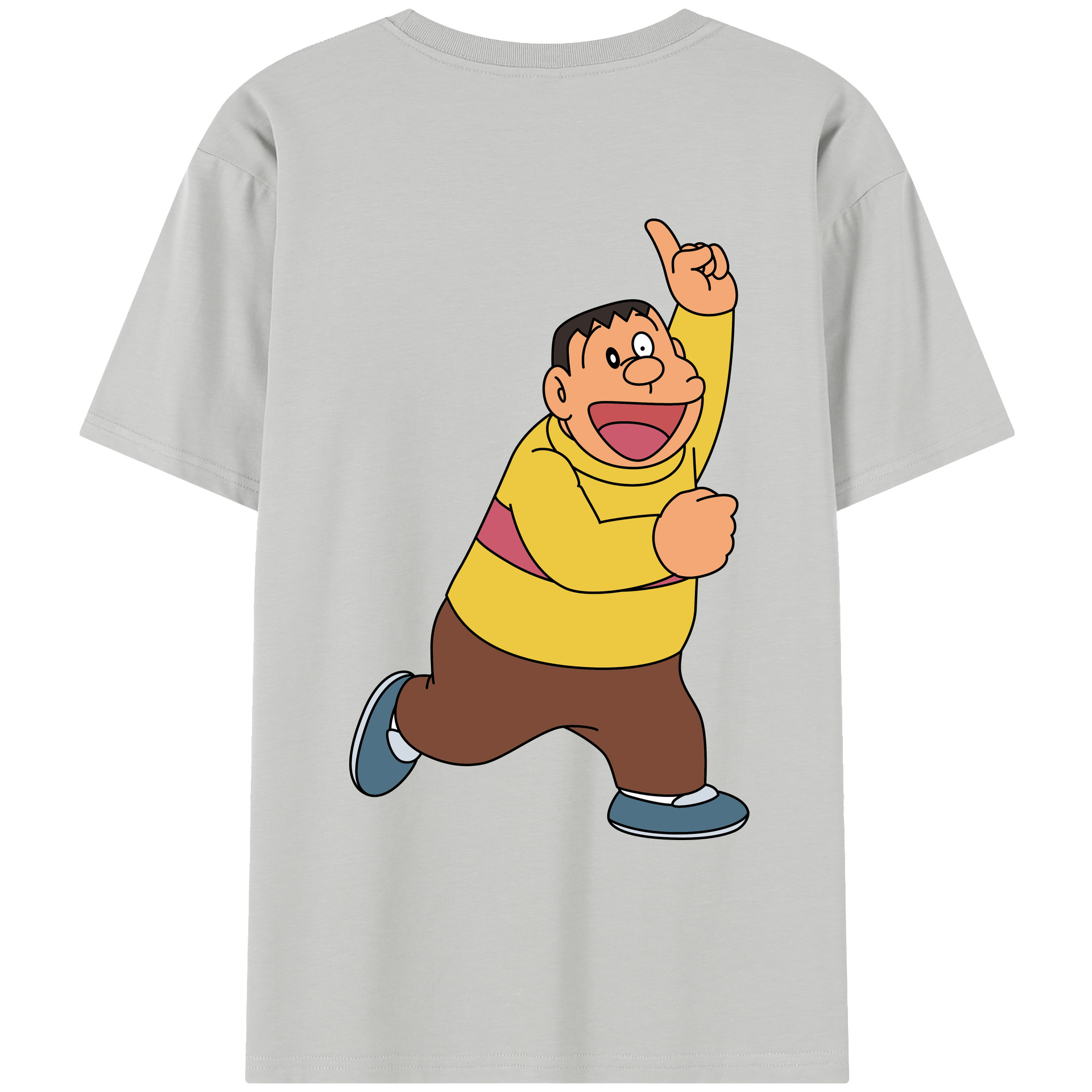 （画像用） ドラえもん 剛田武 Doraemon Gouta Takeshi レディース半袖Tシャツ(バックプリント)