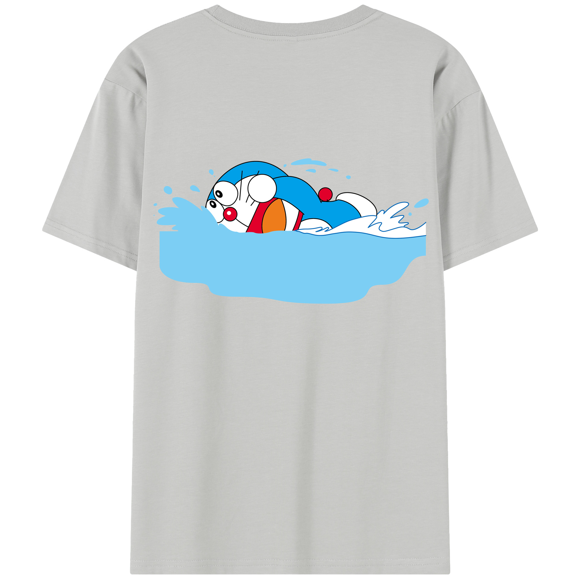 （画像用） ドラえもん Doraemon レディース半袖Tシャツ(バックプリント)