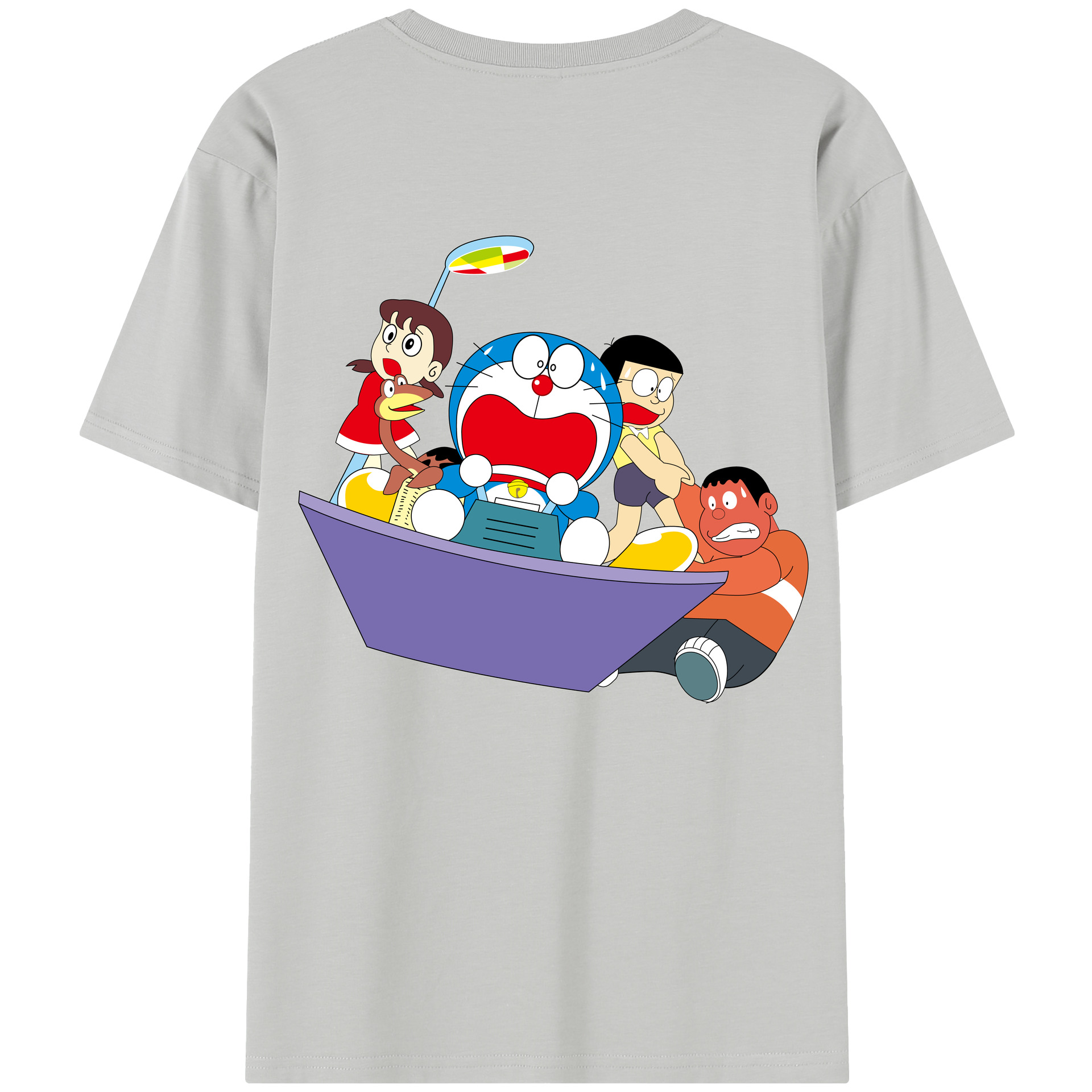 （画像用） ドラえもん Doraemon レディース半袖Tシャツ(バックプリント)