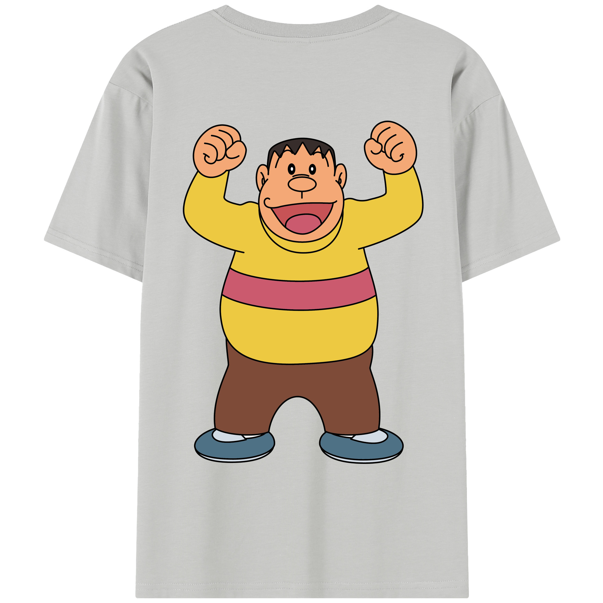 （画像用） ドラえもん 剛田武 Doraemon Gouta Takeshi レディース半袖Tシャツ(バックプリント)