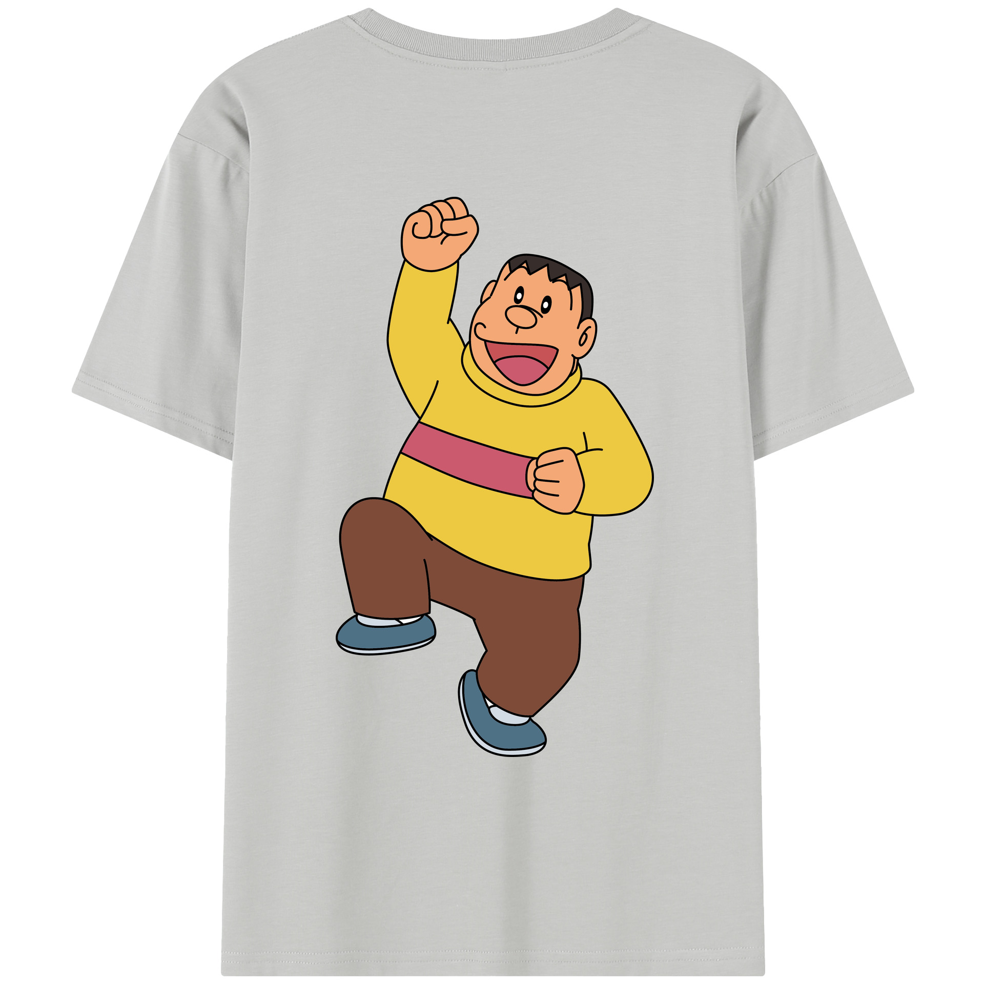 （画像用） ドラえもん 剛田武 Doraemon Gouta Takeshi レディース半袖Tシャツ(バックプリント)