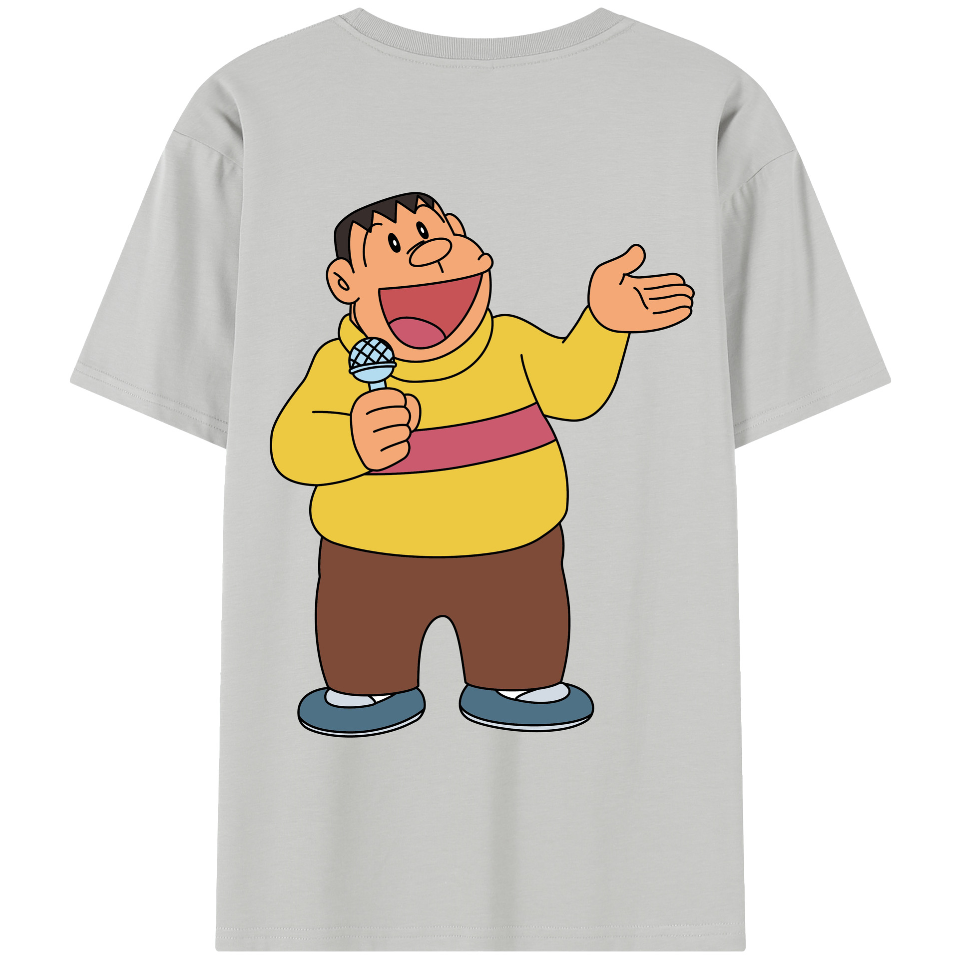 （画像用） ドラえもん 剛田武 Doraemon Gouta Takeshi レディース半袖Tシャツ(バックプリント)