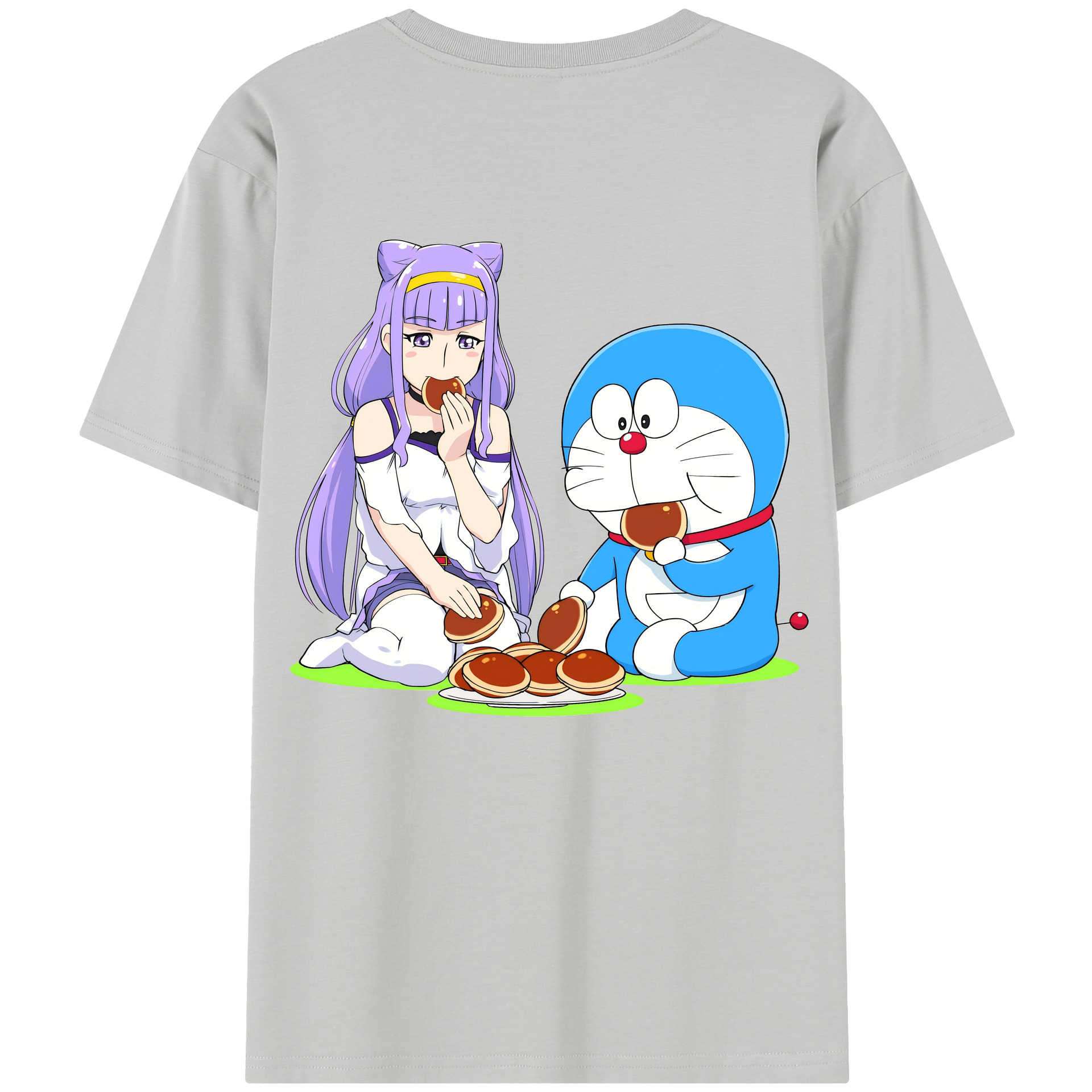 （画像用） ドラえもん Doraemon レディース半袖Tシャツ(バックプリント)