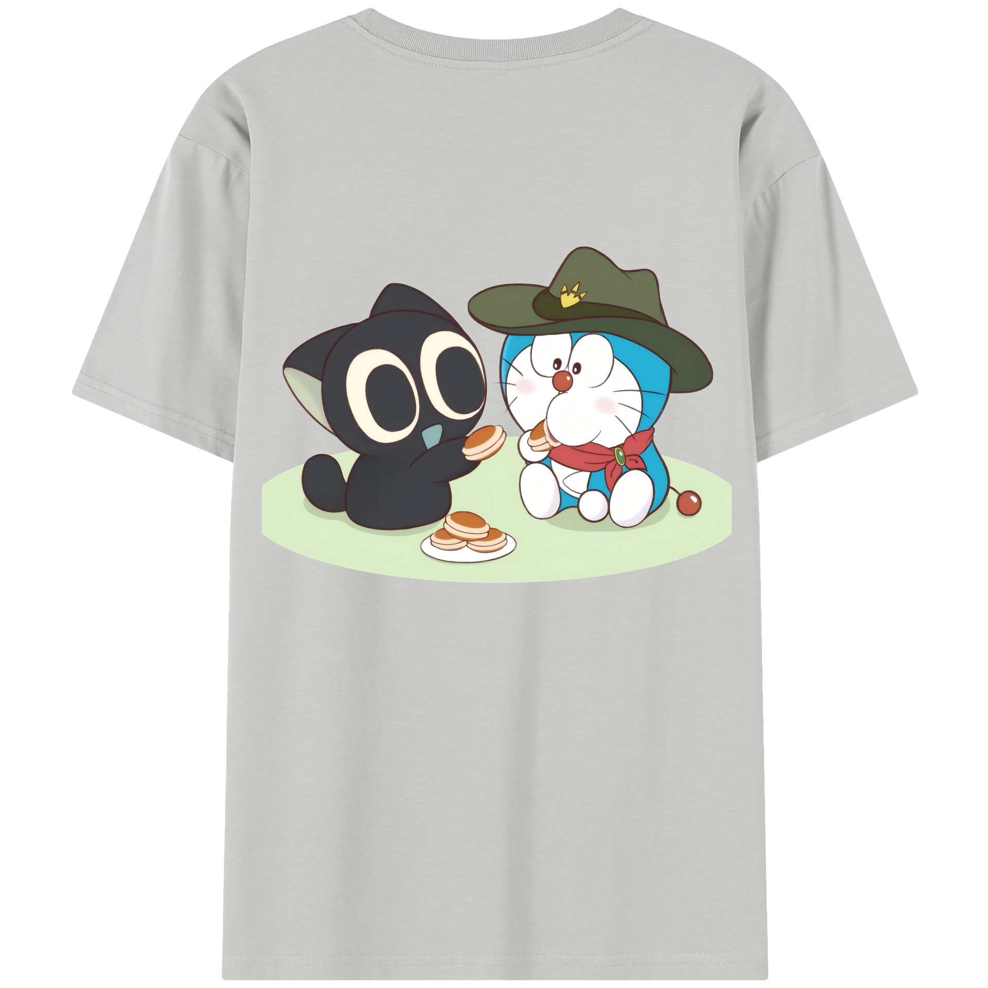（画像用） ドラえもん Doraemon レディース半袖Tシャツ(バックプリント)
