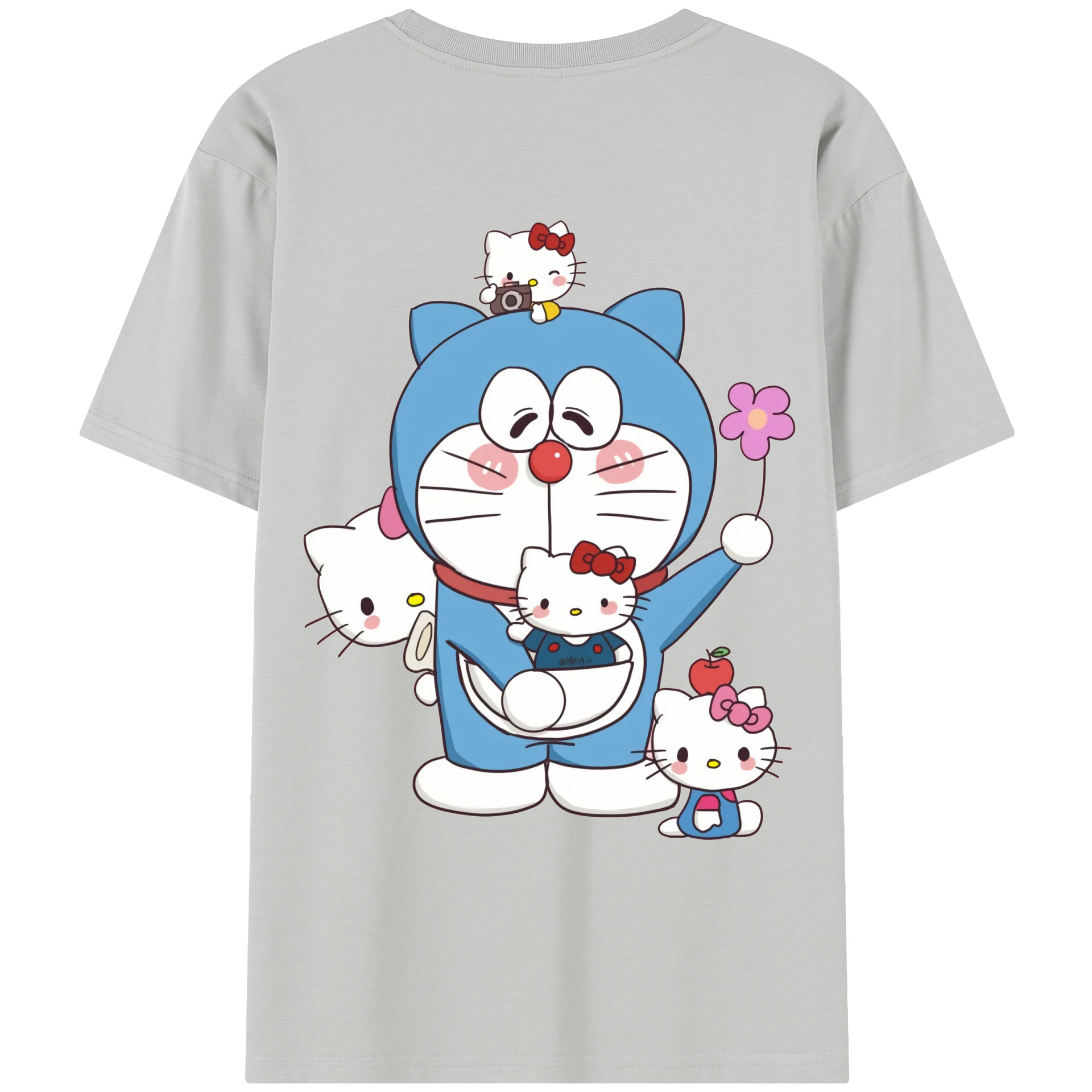 （画像用） ドラえもん Doraemon レディース半袖Tシャツ(バックプリント)