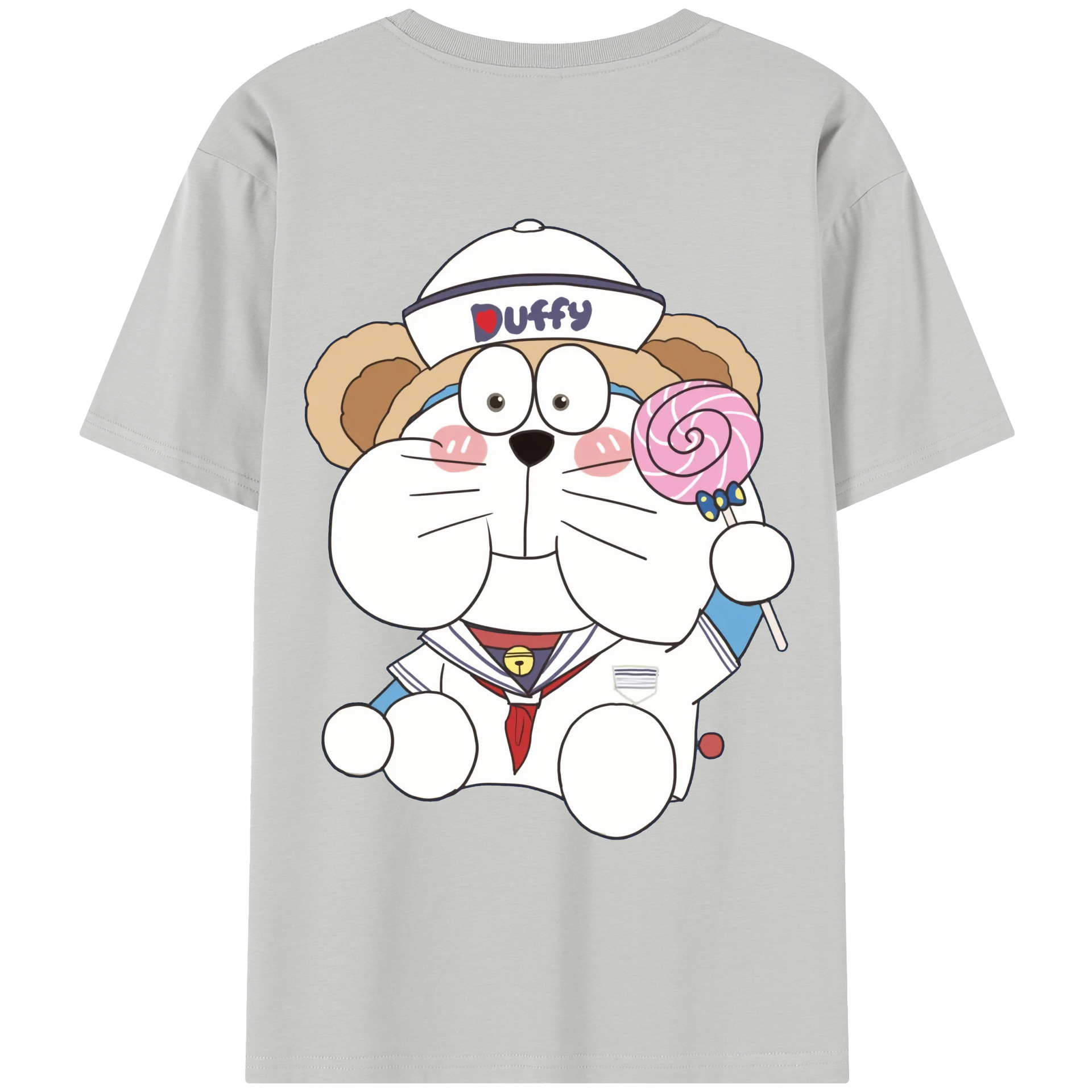 （画像用） ドラえもん Doraemon レディース半袖Tシャツ(バックプリント)