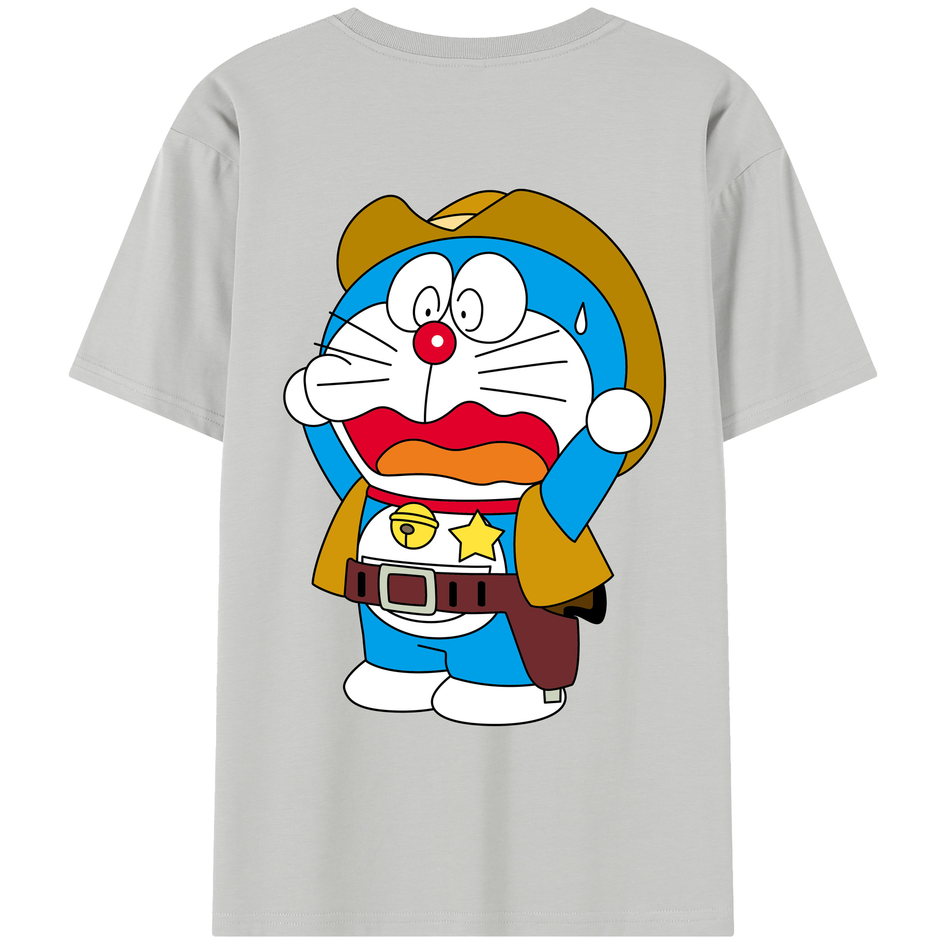 （画像用） ドラえもん Doraemon レディース半袖Tシャツ(バックプリント)