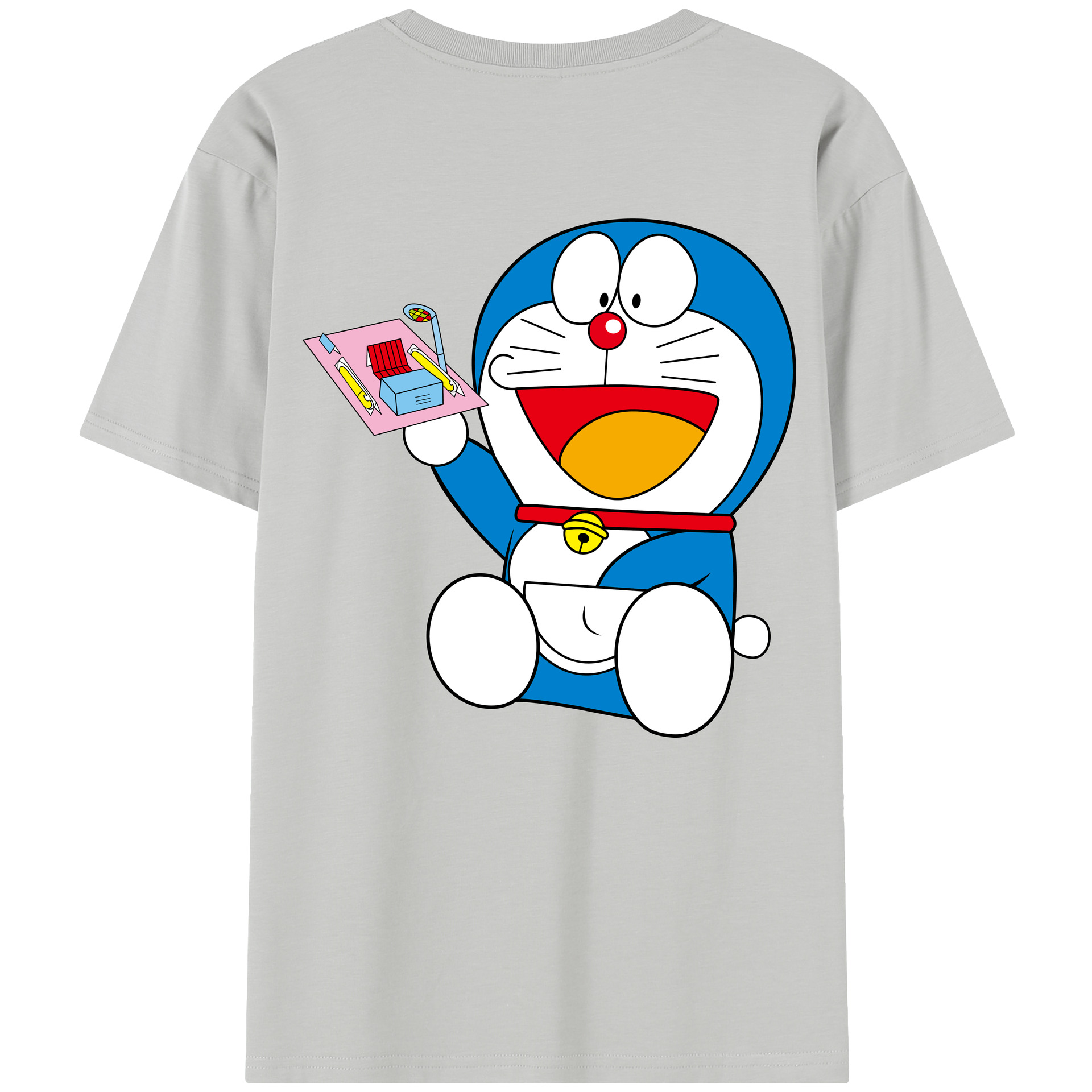 （画像用） ドラえもん Doraemon レディース半袖Tシャツ(バックプリント)