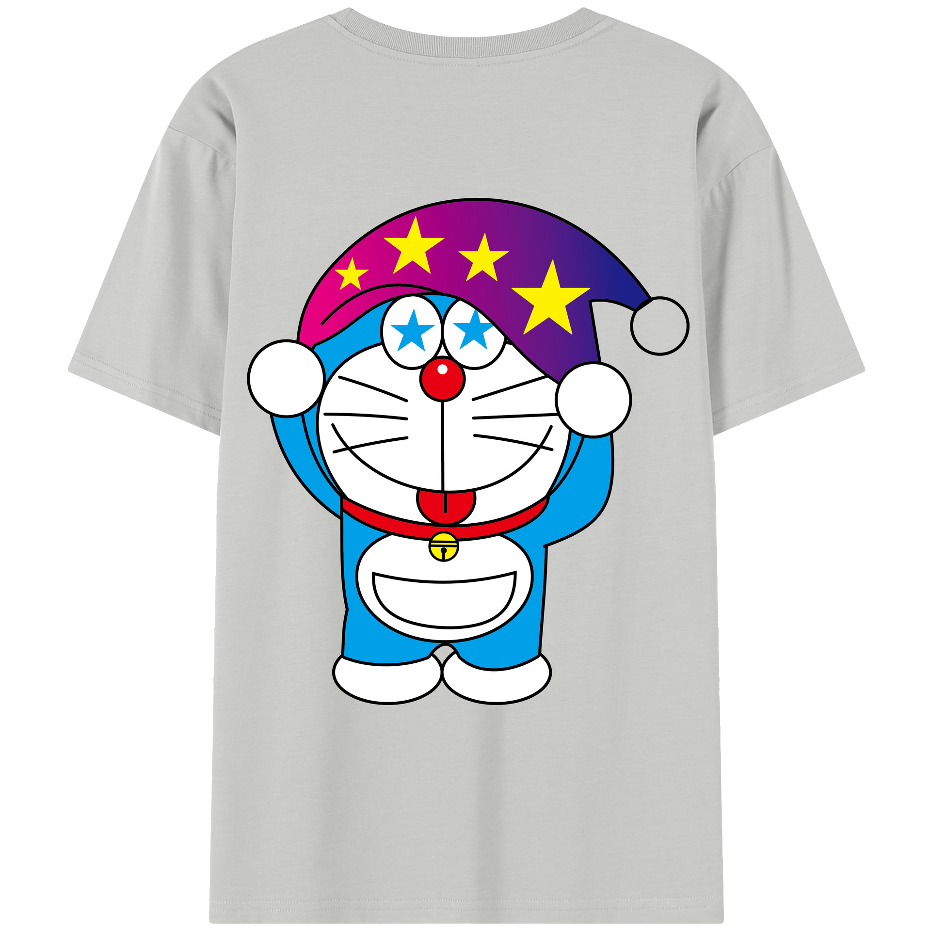 （画像用） ドラえもん Doraemon レディース半袖Tシャツ(バックプリント)
