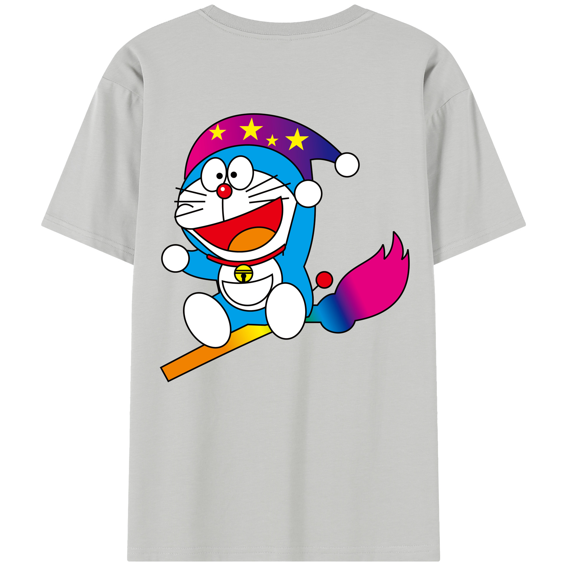 （画像用） ドラえもん Doraemon レディース半袖Tシャツ(バックプリント)