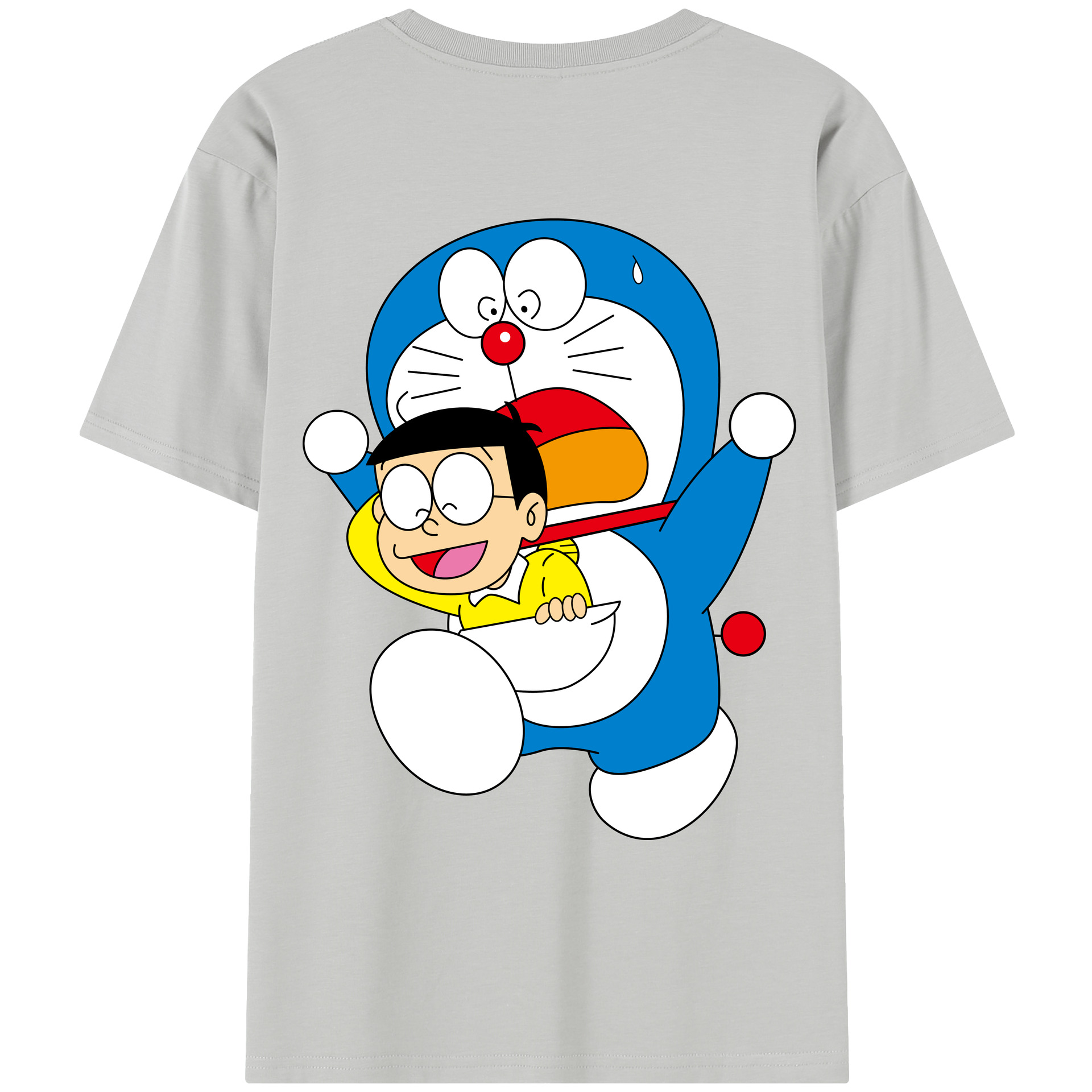 （画像用） ドラえもん Doraemon レディース半袖Tシャツ(バックプリント)